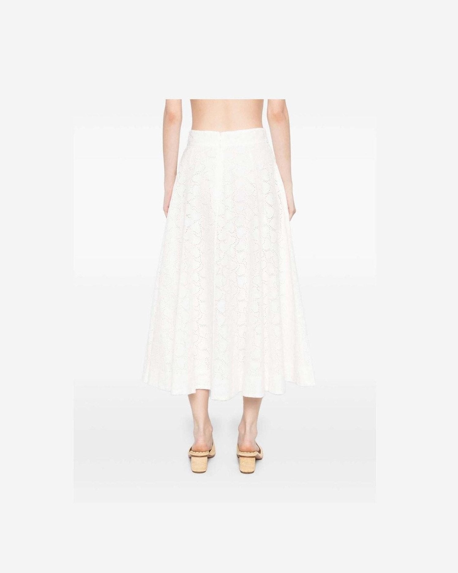 Zimmermann White Skirt Skirts