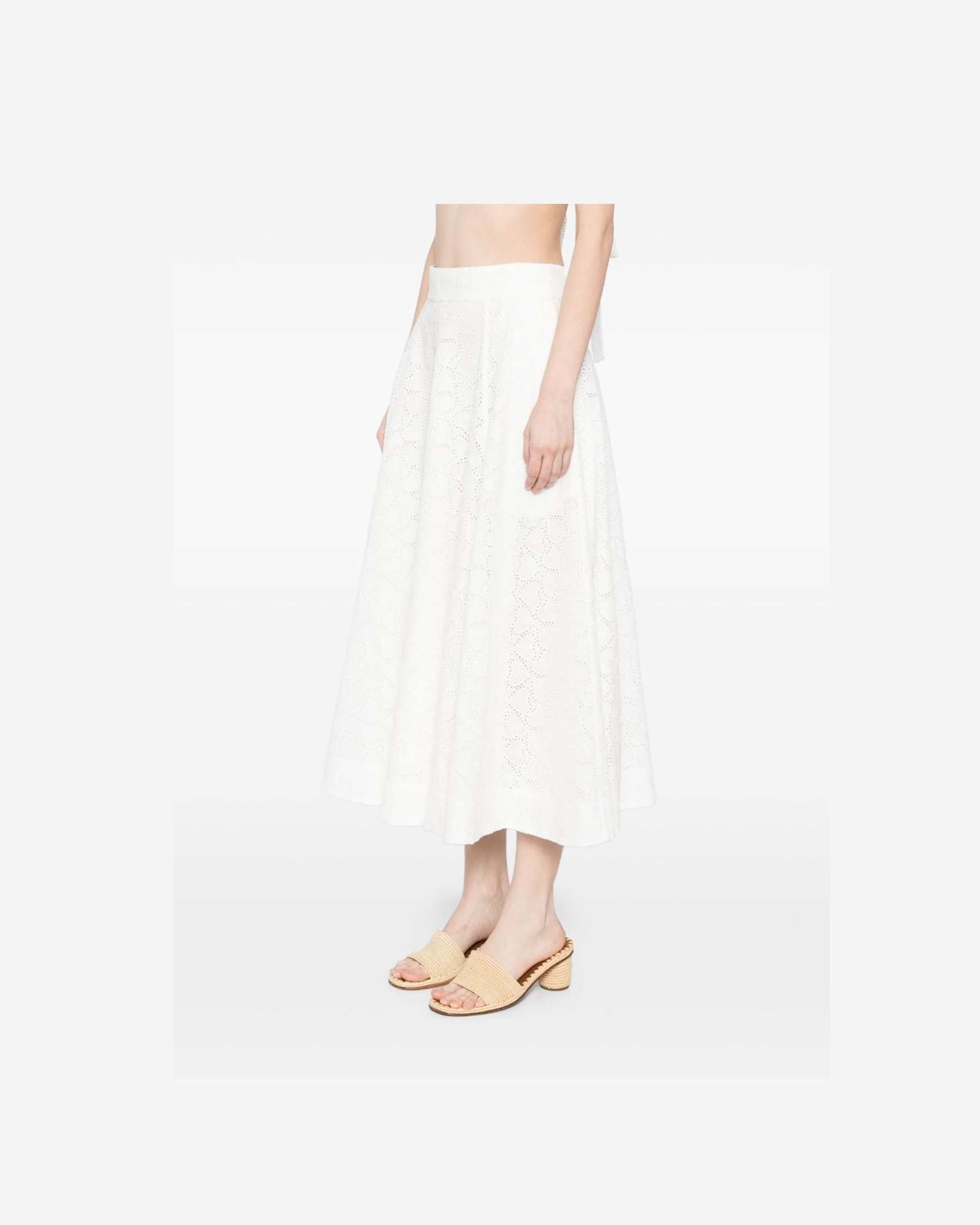 Zimmermann White Skirt Glam Steals