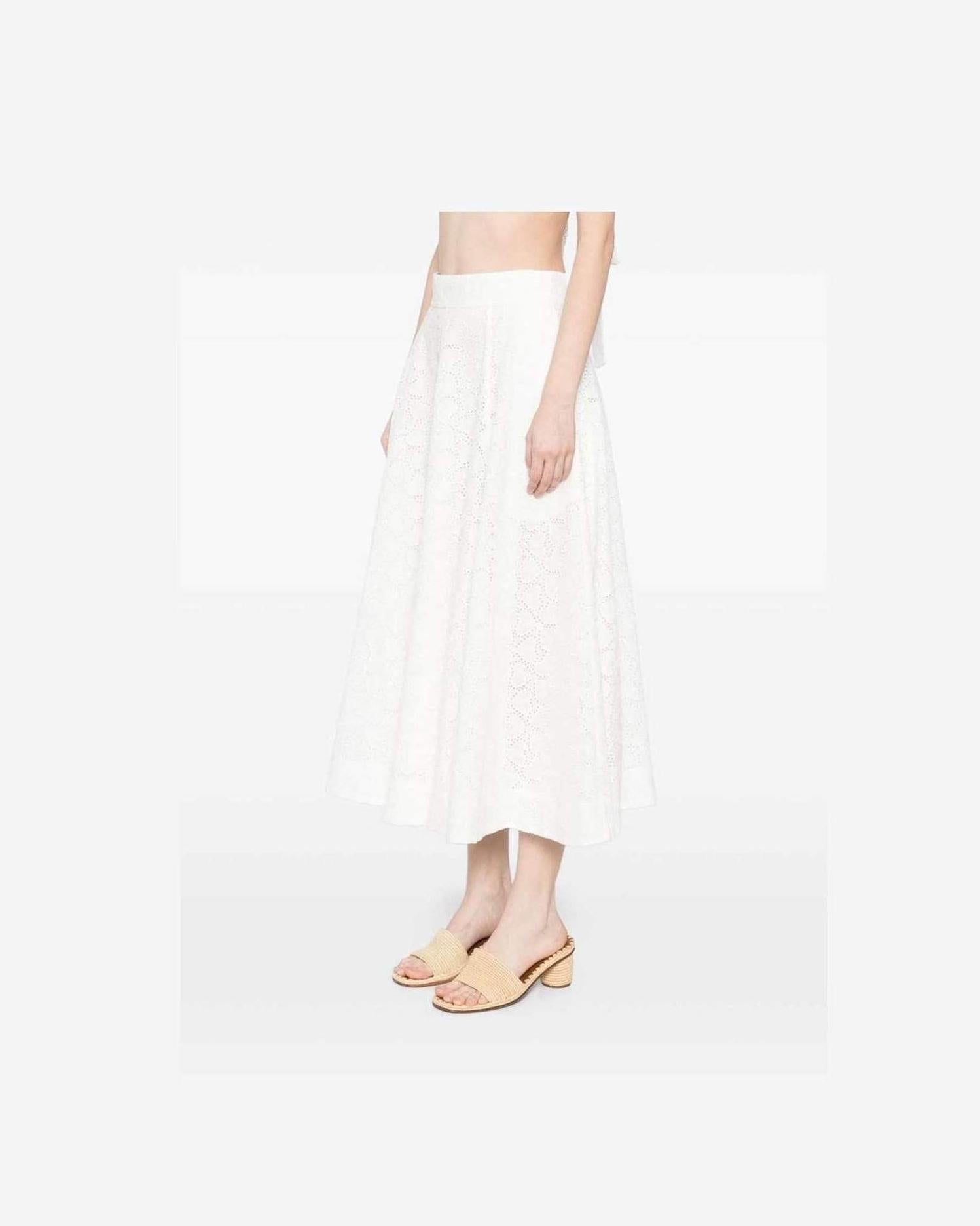 Zimmermann White Skirt Skirts