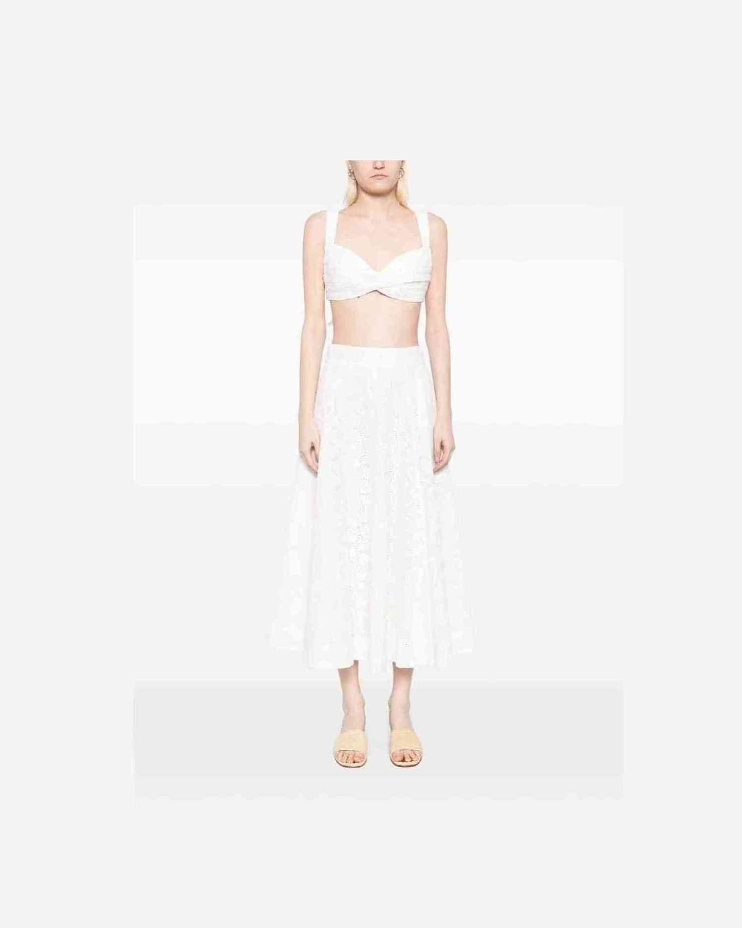 Zimmermann White Skirt Skirts