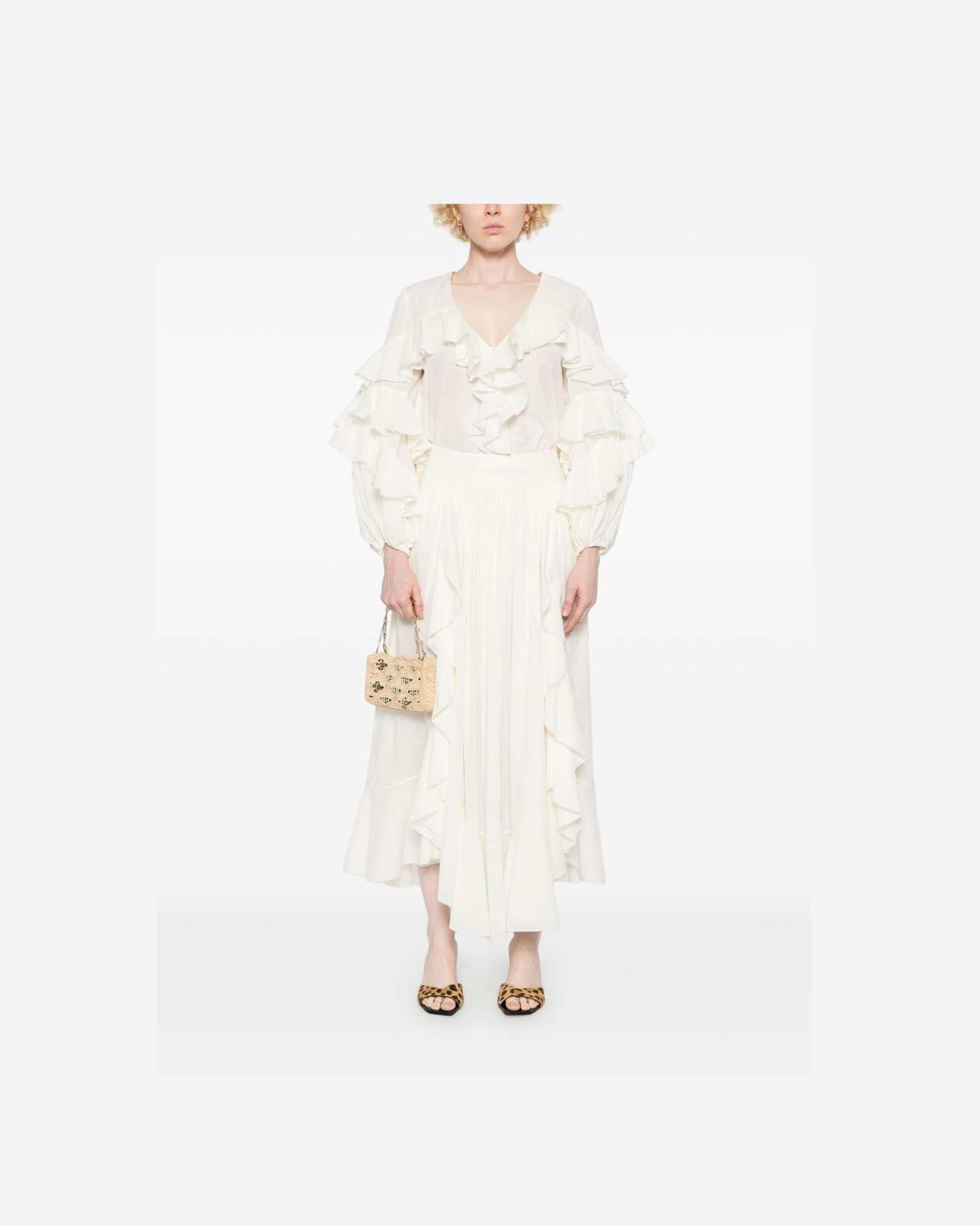 Zimmermann White Skirt Glam Steals