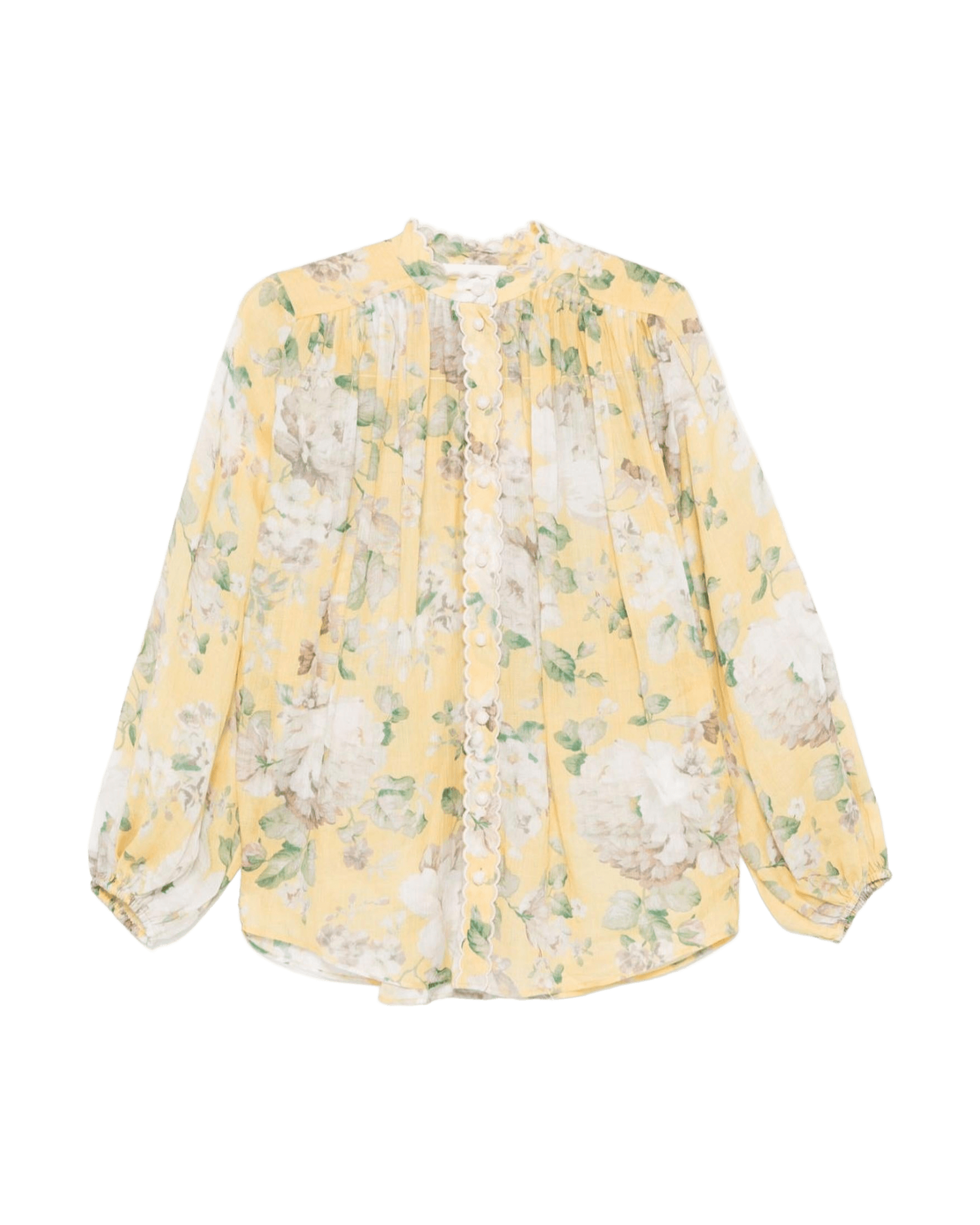 Zimmermann Yellow Shirt Glam Steals
