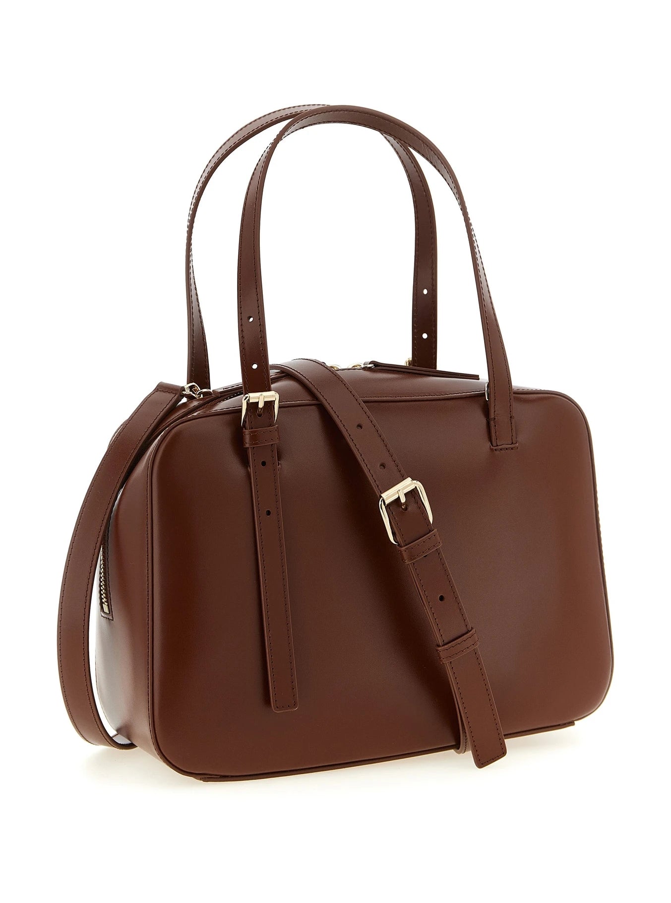 A.P.C. Satchel Bag in brown, Cow Leather — view 2