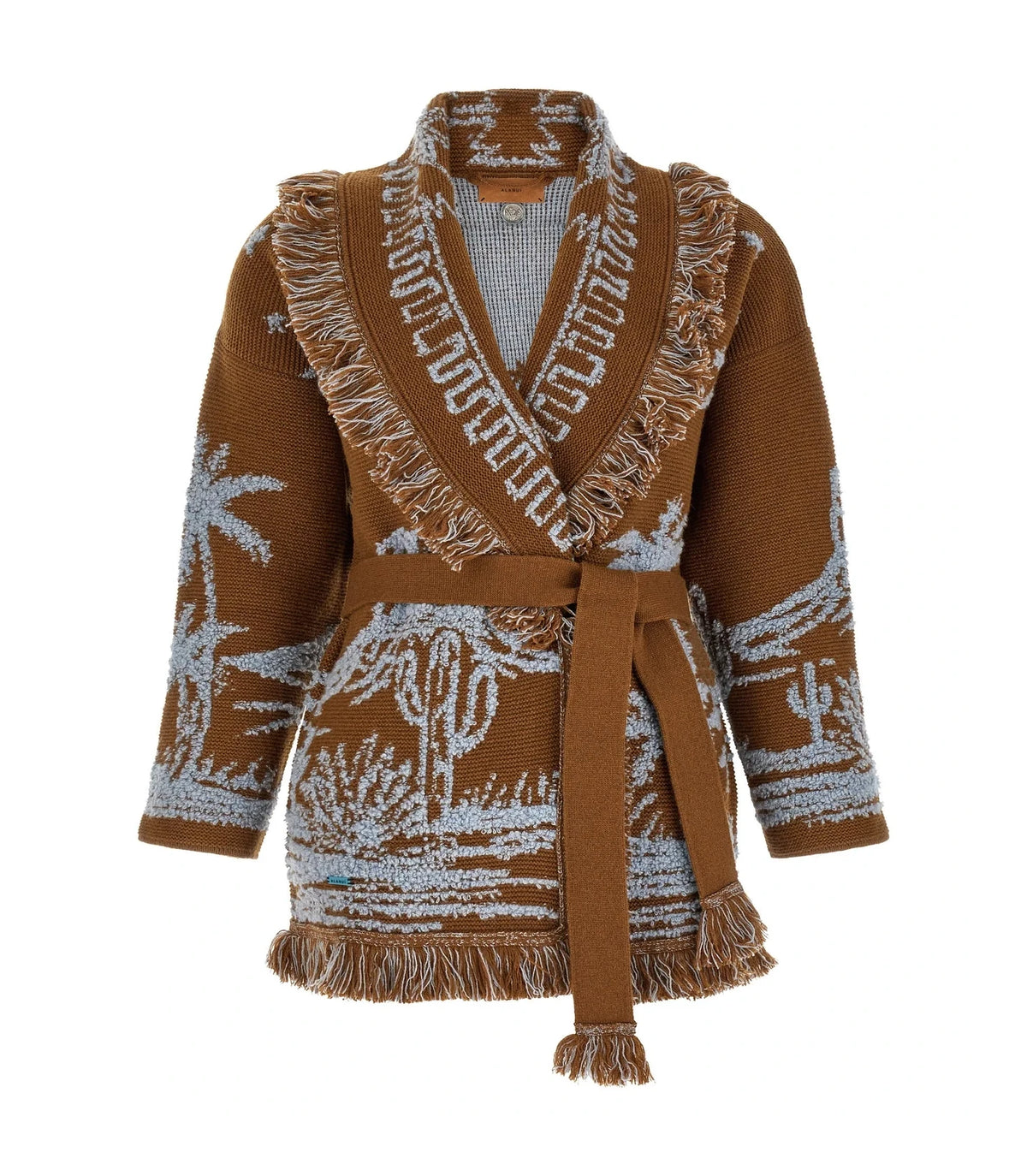 Alanui Cardigan in brown, Cashmere