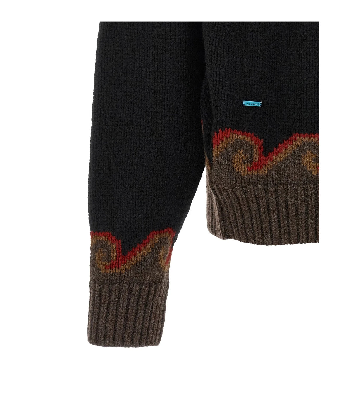 Alanui Cardigan in multicolor, Virgin Wool — view 4