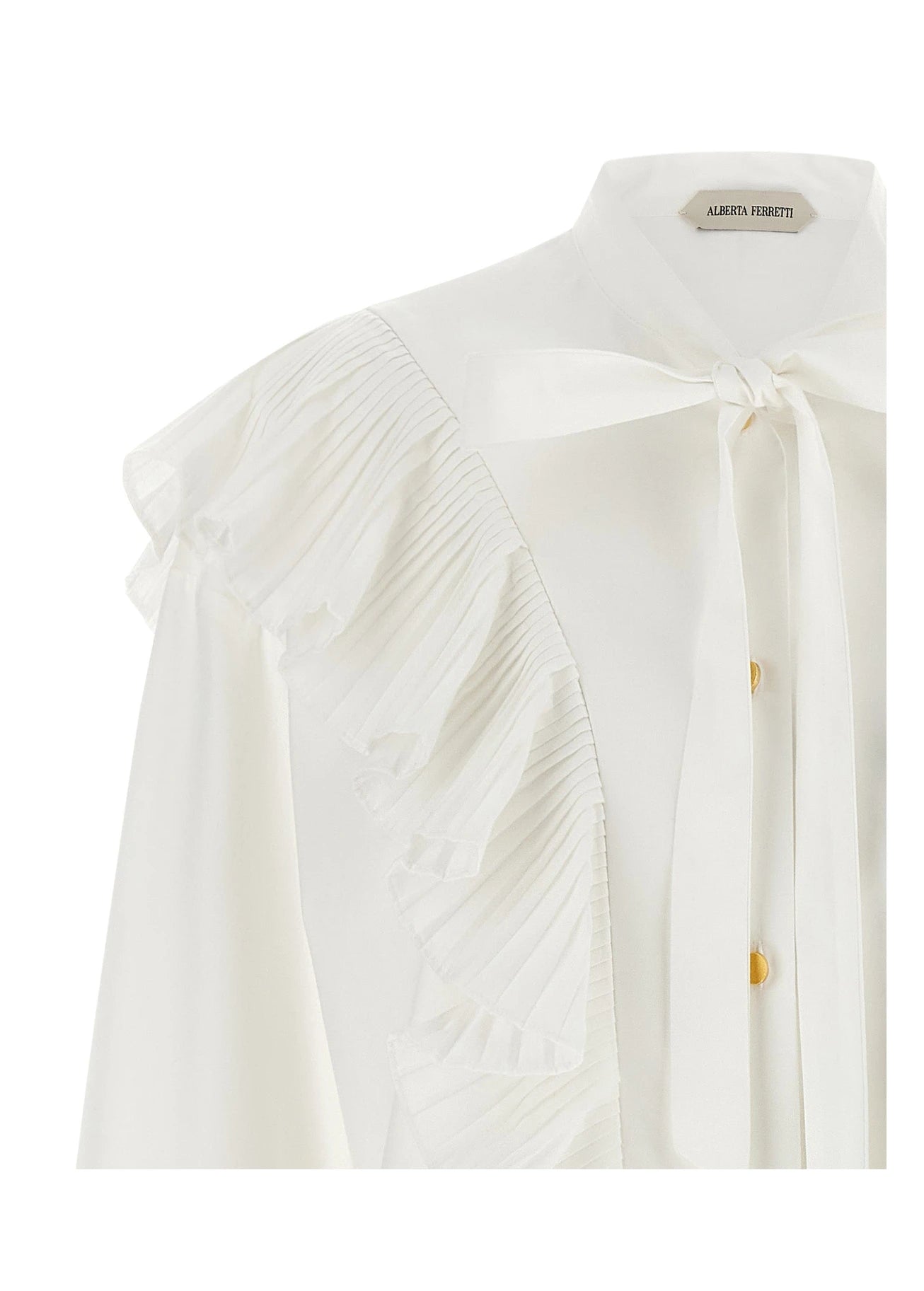 Alberta Ferretti Blouse in white, Cotton — view 3