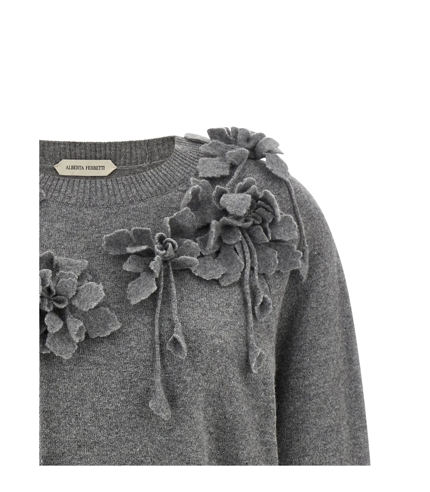 Alberta Ferretti Sweater in gray, Virgin Wool β view 3