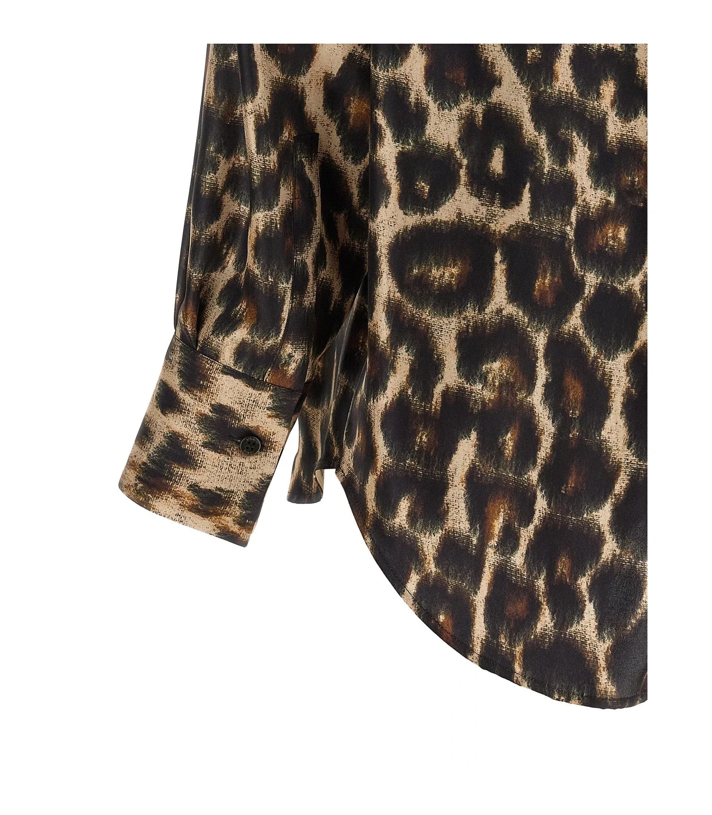 Alberto Biani Dress Shirt in brown, Silk — view 4