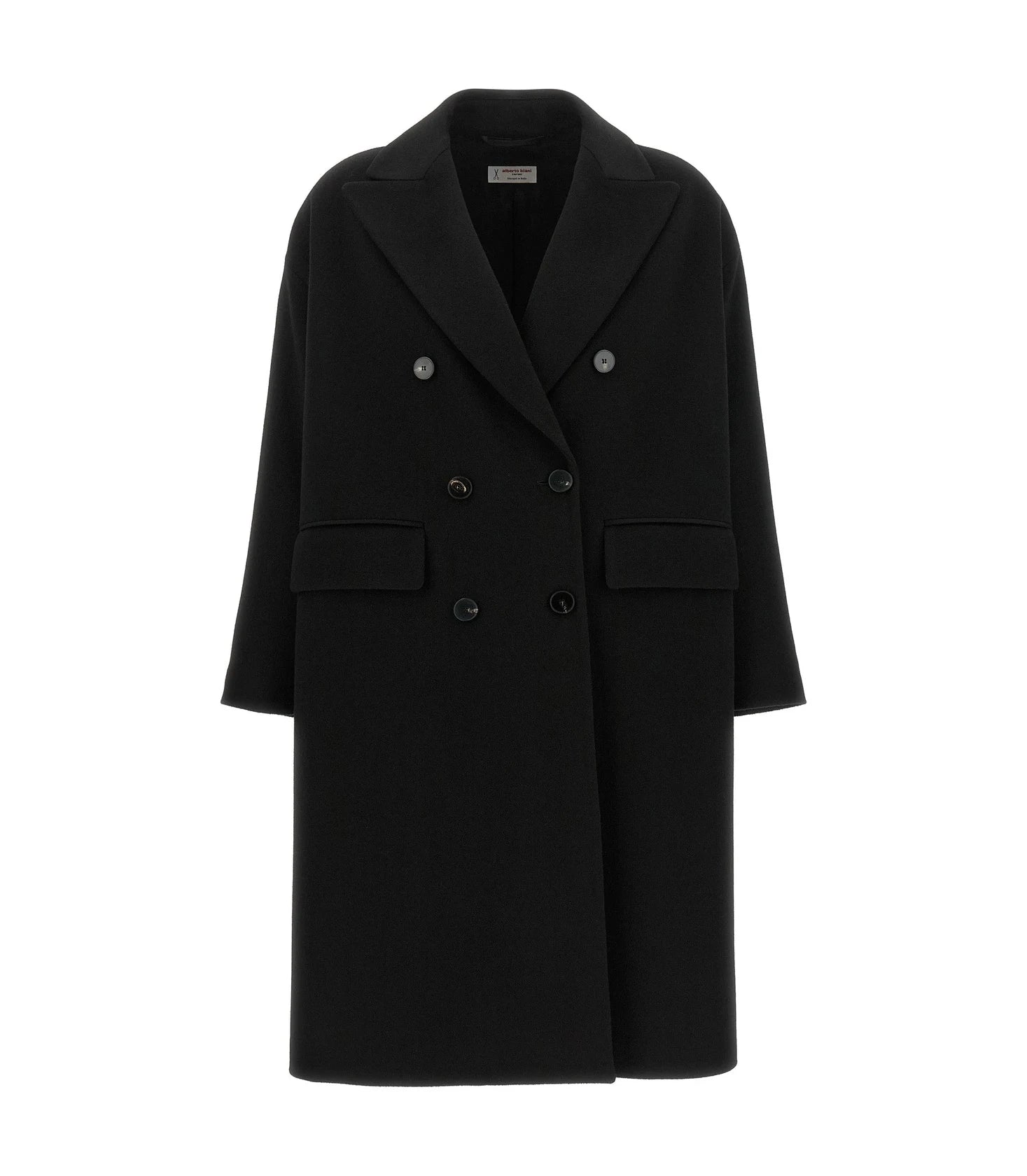 Alberto Biani Overcoat in black, Wool