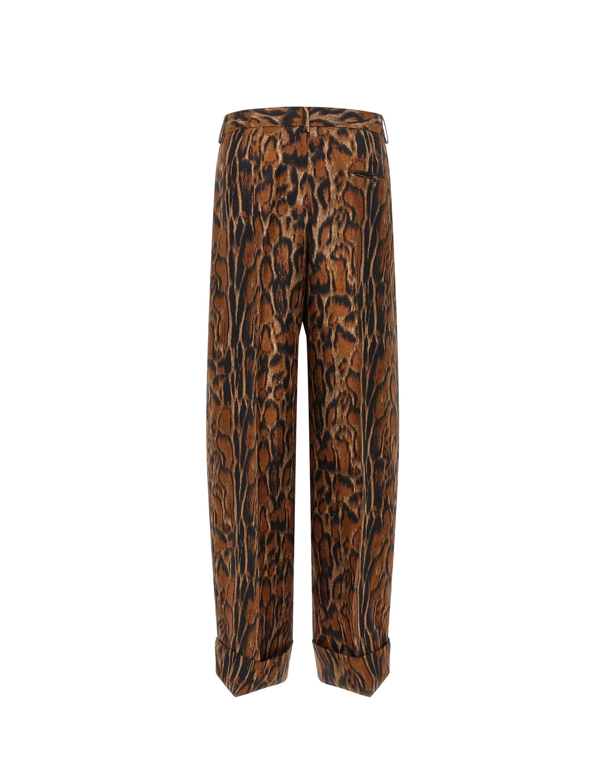 Alberto Biani Trouser in brown, Silk — view 2