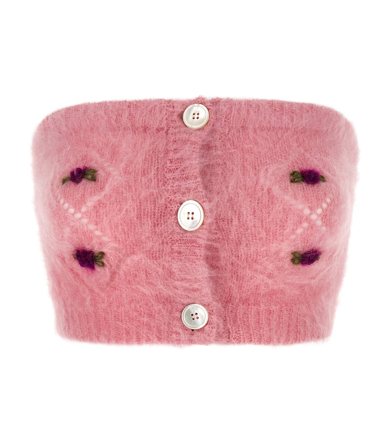 Alessandra Rich Blouse in pink, Mohair