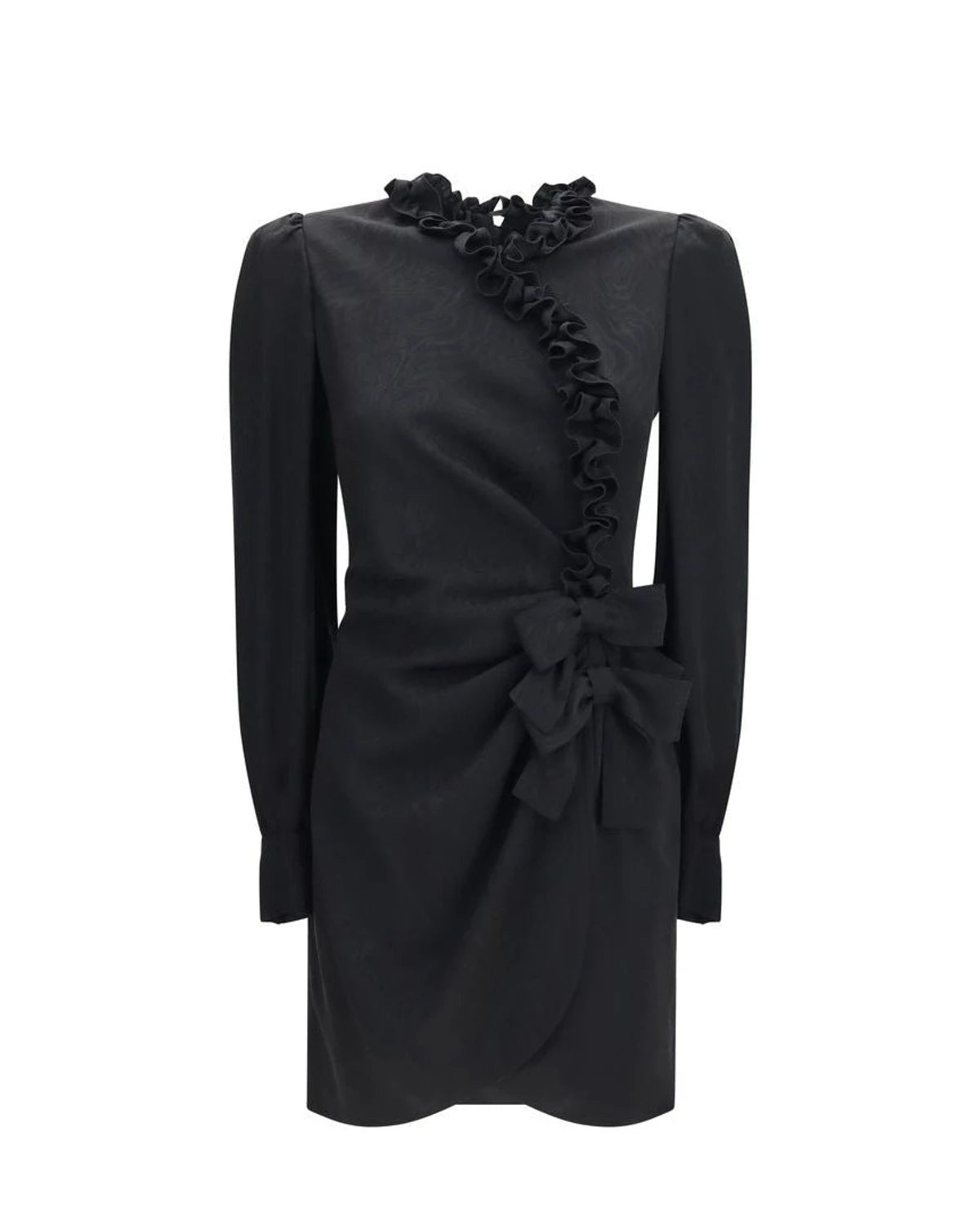 Alessandra Rich Dresse in black, Silk