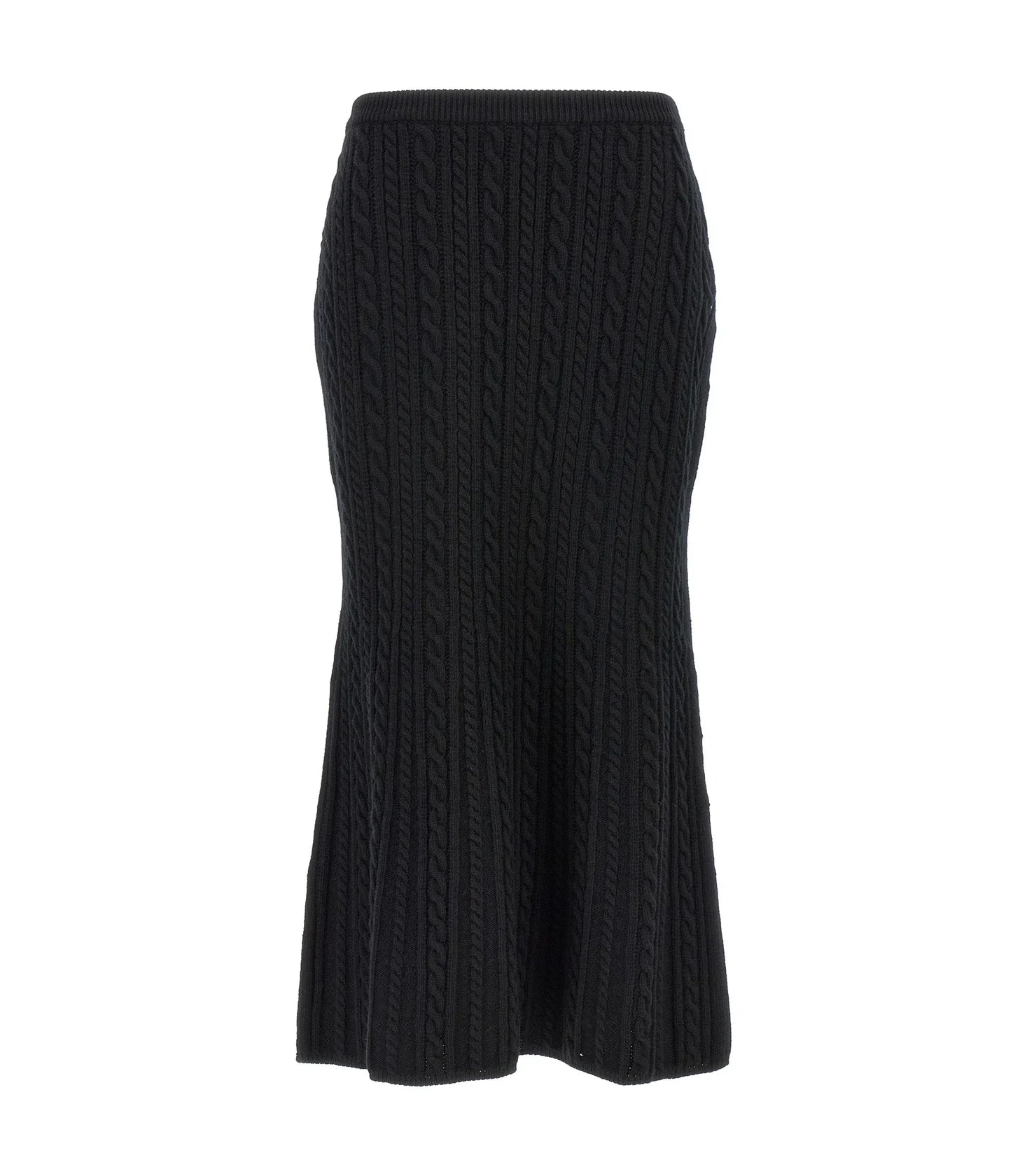 Alessandra Rich Skirt in black, Wool