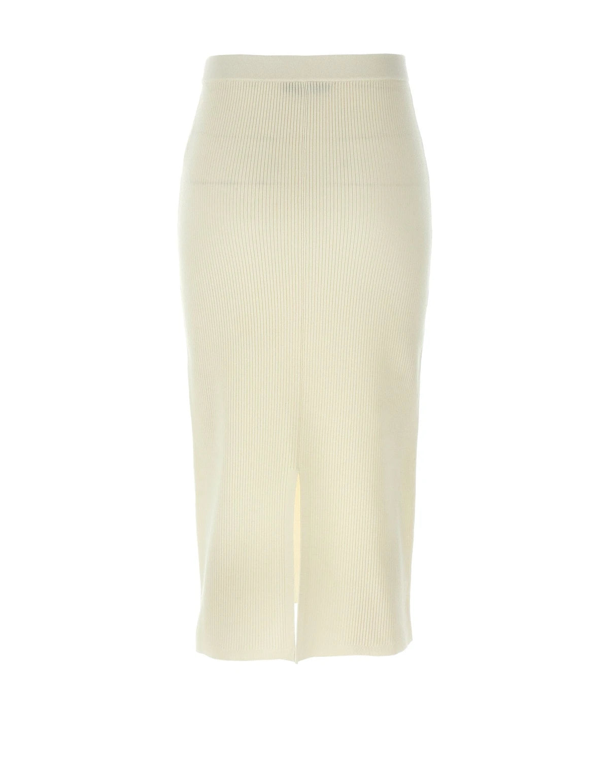Alessandra Rich Skirt in white, Wool — view 2