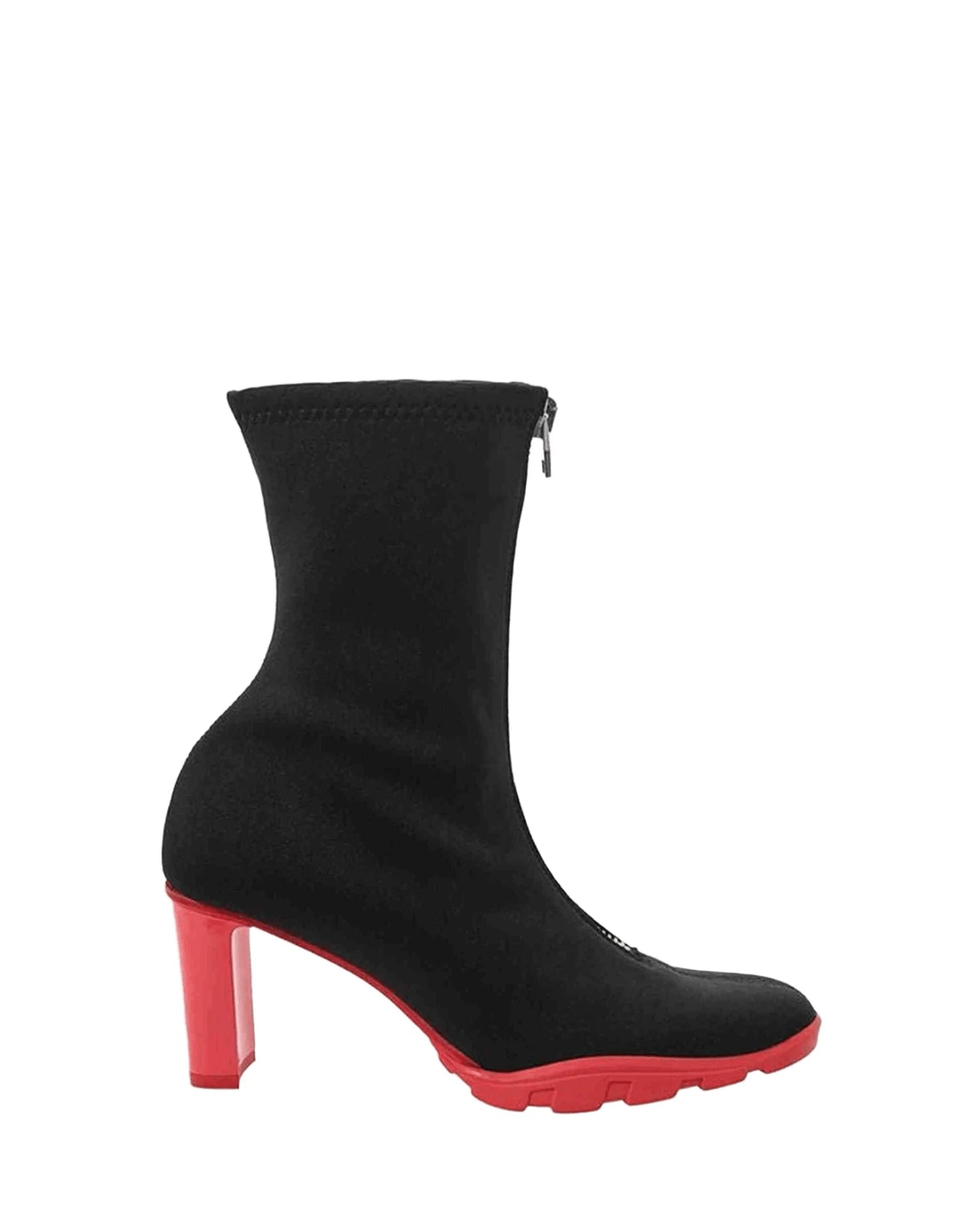 Alexander Mcqueen Black Neoprene Boot Glam Steals