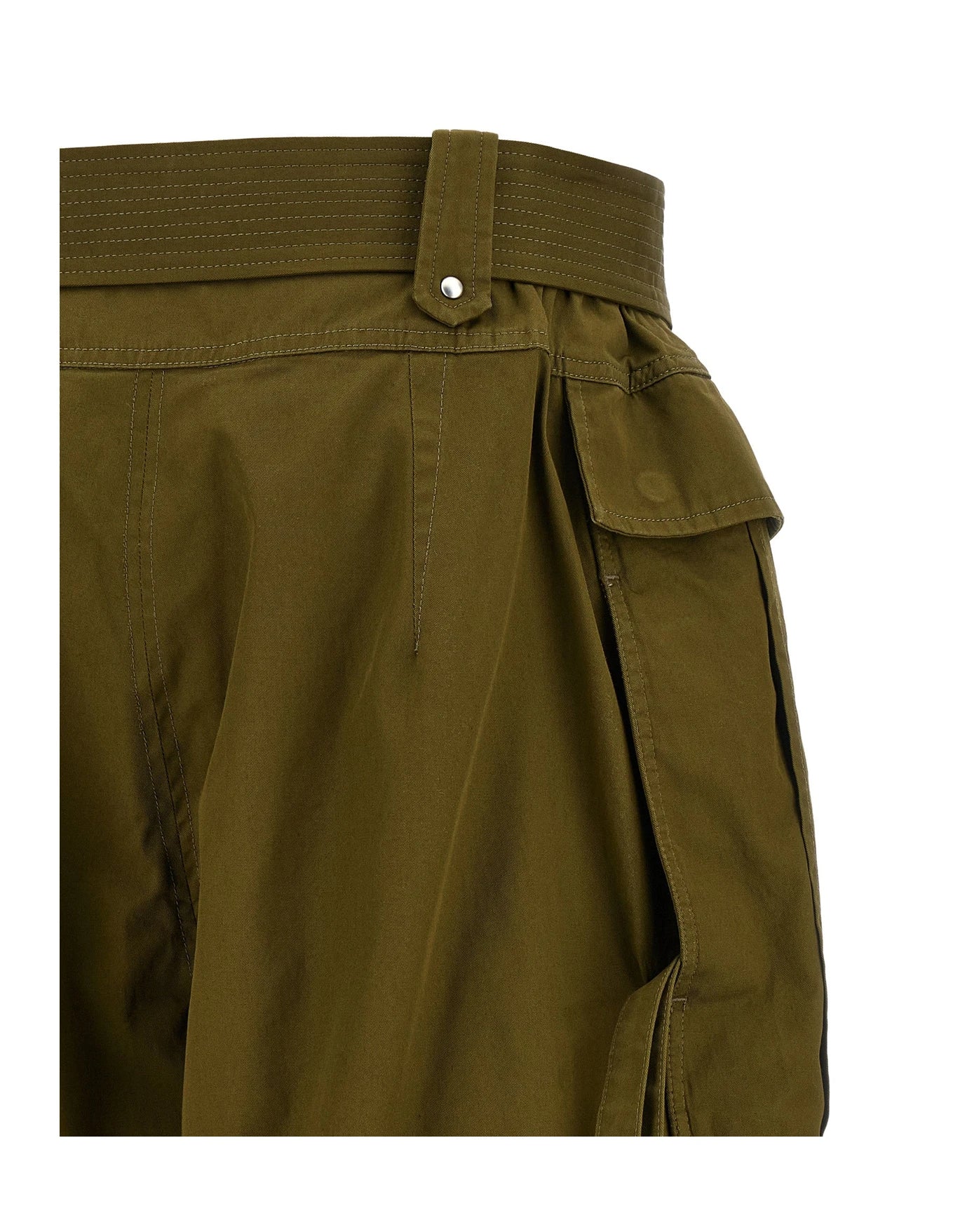 Alexander McQueen Cargo Short in green, Cotton — view 4
