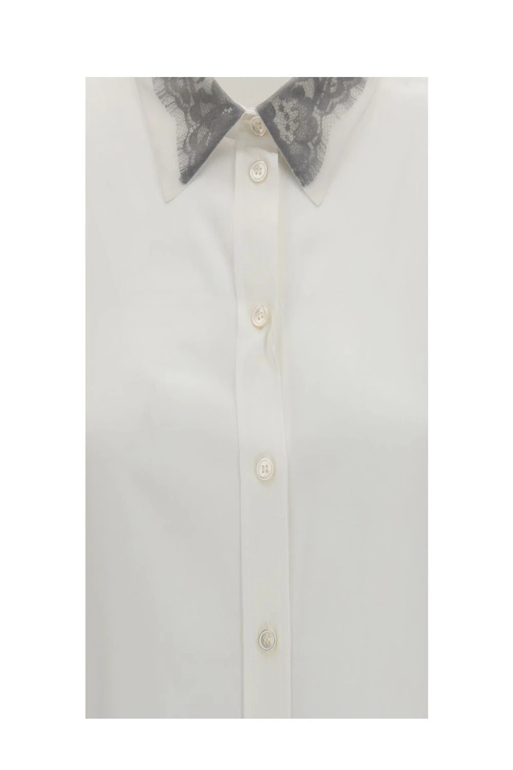 Alexander McQueen Dress Shirt in white, Silk — view 3