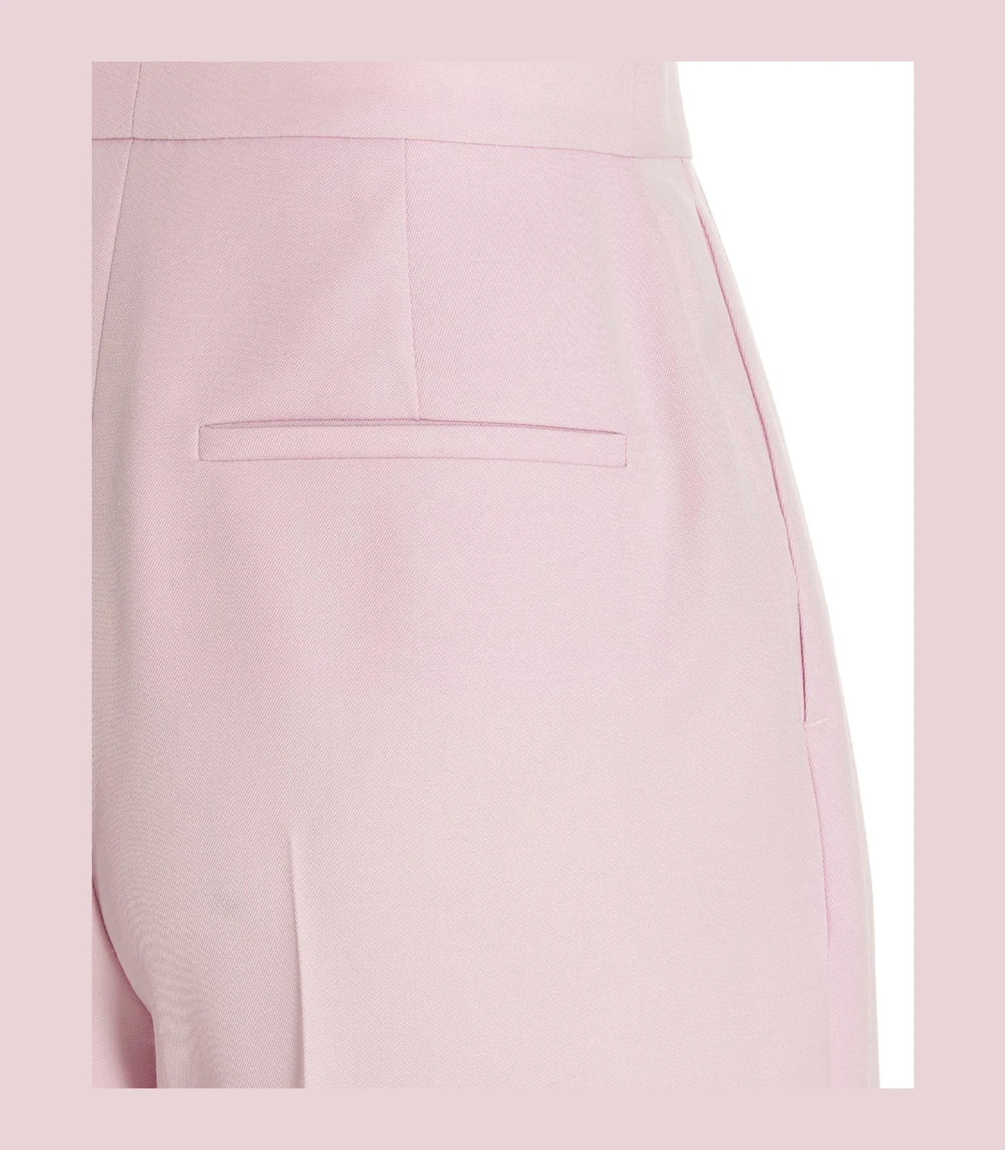 Alexander McQueen Trouser in pink, Wool — view 4
