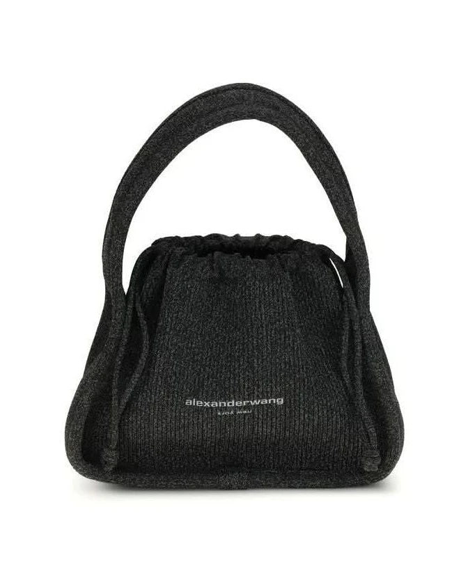 Alexander Wang Black Polyester Shoulder Bag Shoulder Bags