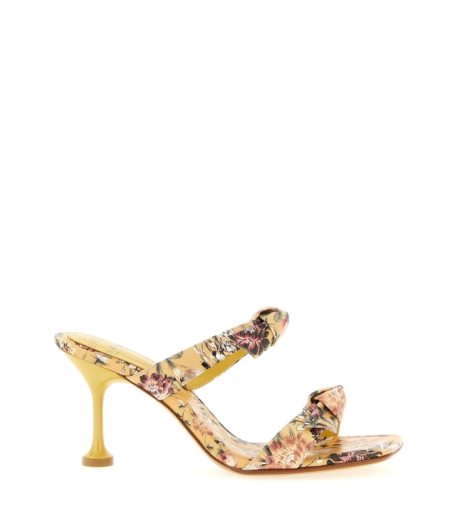 Alexandre Birman Cowhide Beige Stiletto Sandals