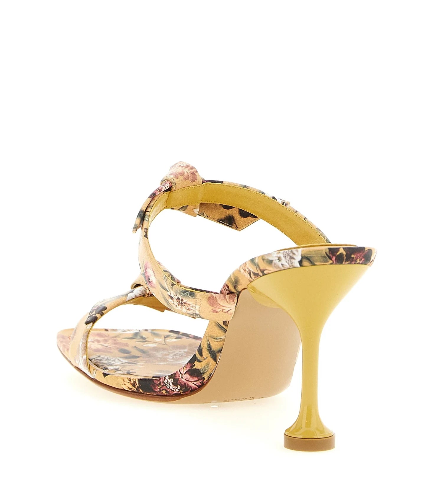 Alexandre Birman Cowhide Beige Stiletto Sandals