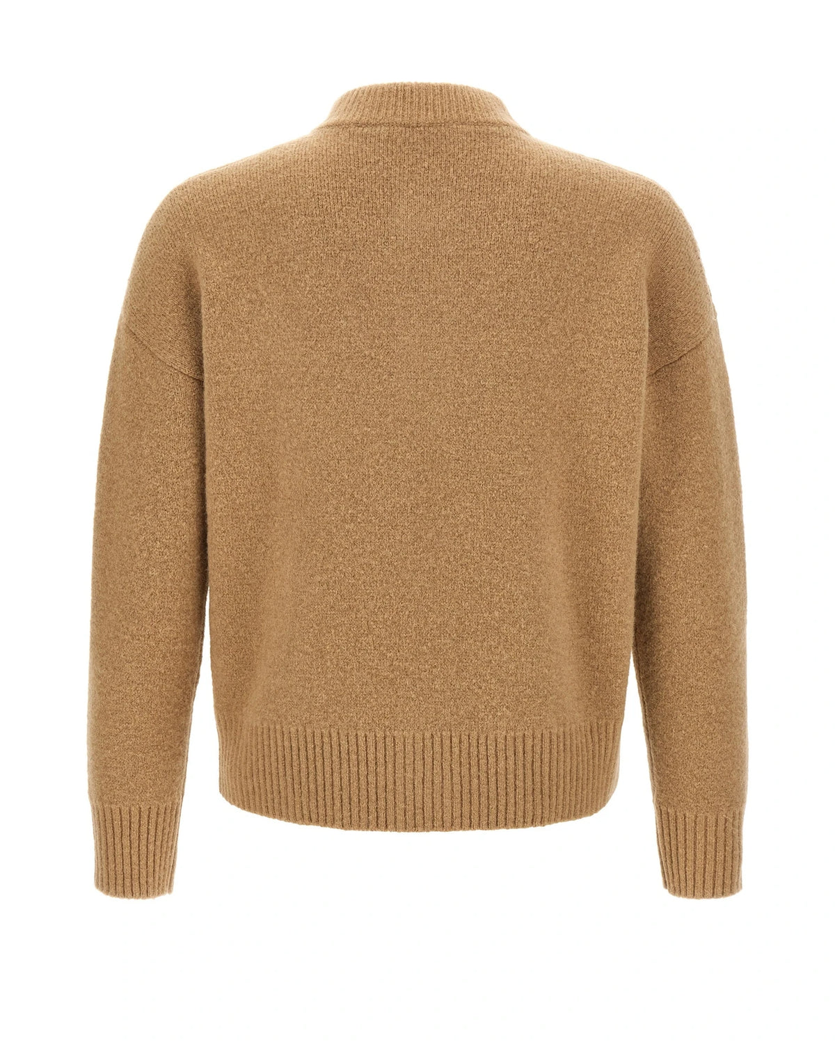 Ami Paris Cardigan in beige, Alpaca — view 2