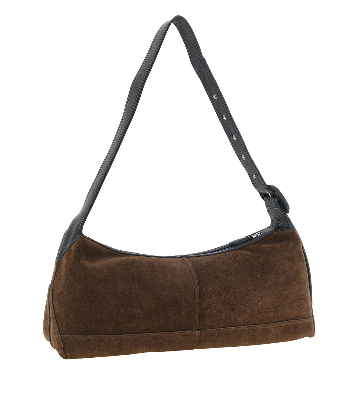 Ami Paris Cross Body Bag in brown, Cow Leather — view 2