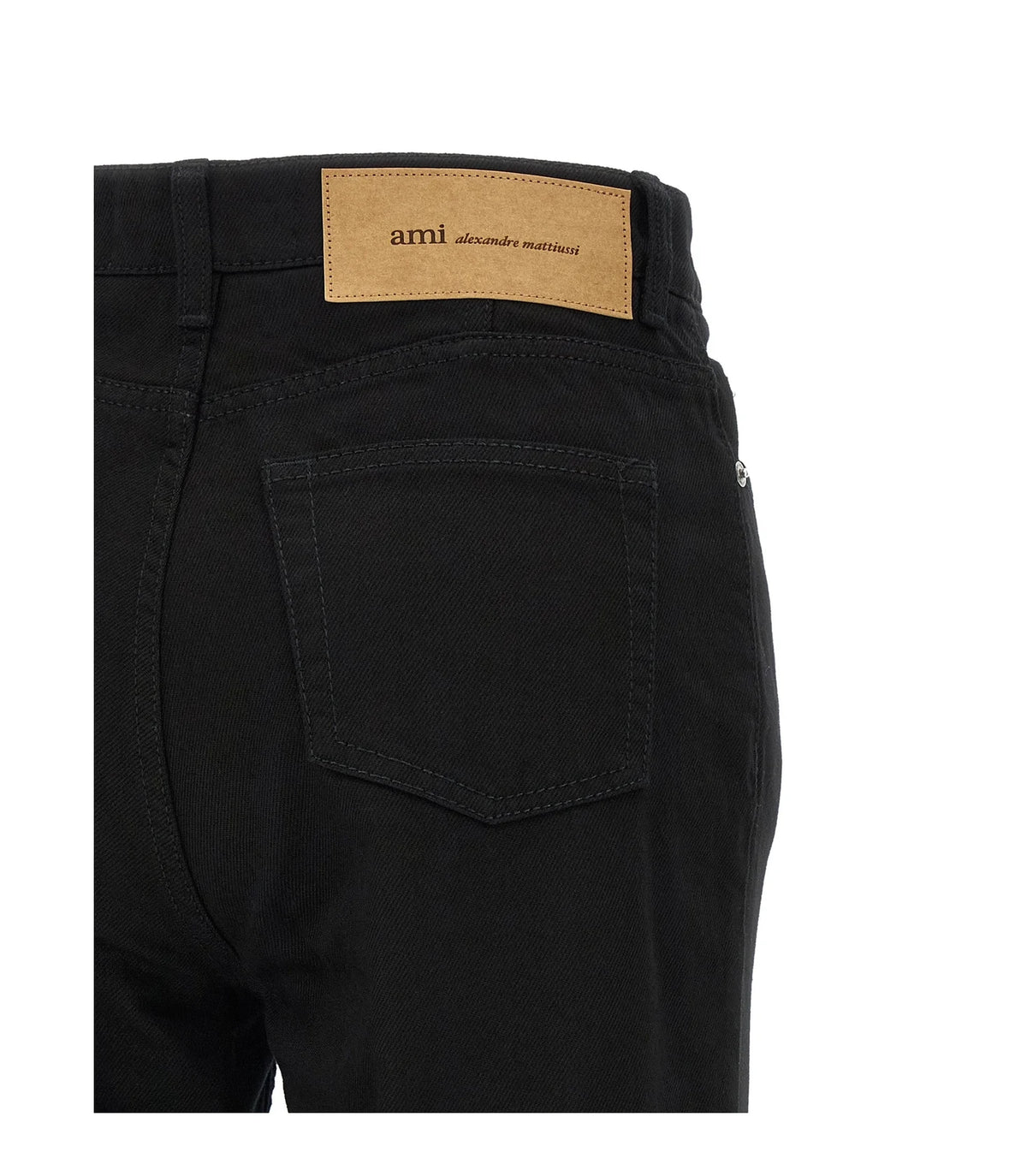 Ami Paris Jean in black, Cotton — view 4