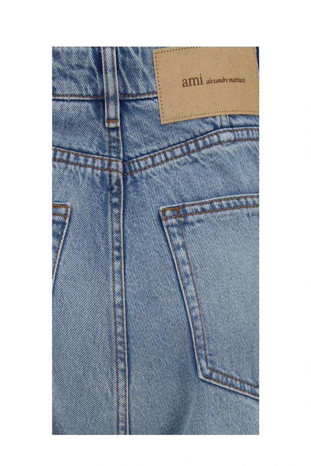 Ami Paris Jean in blue, Cotton — view 3