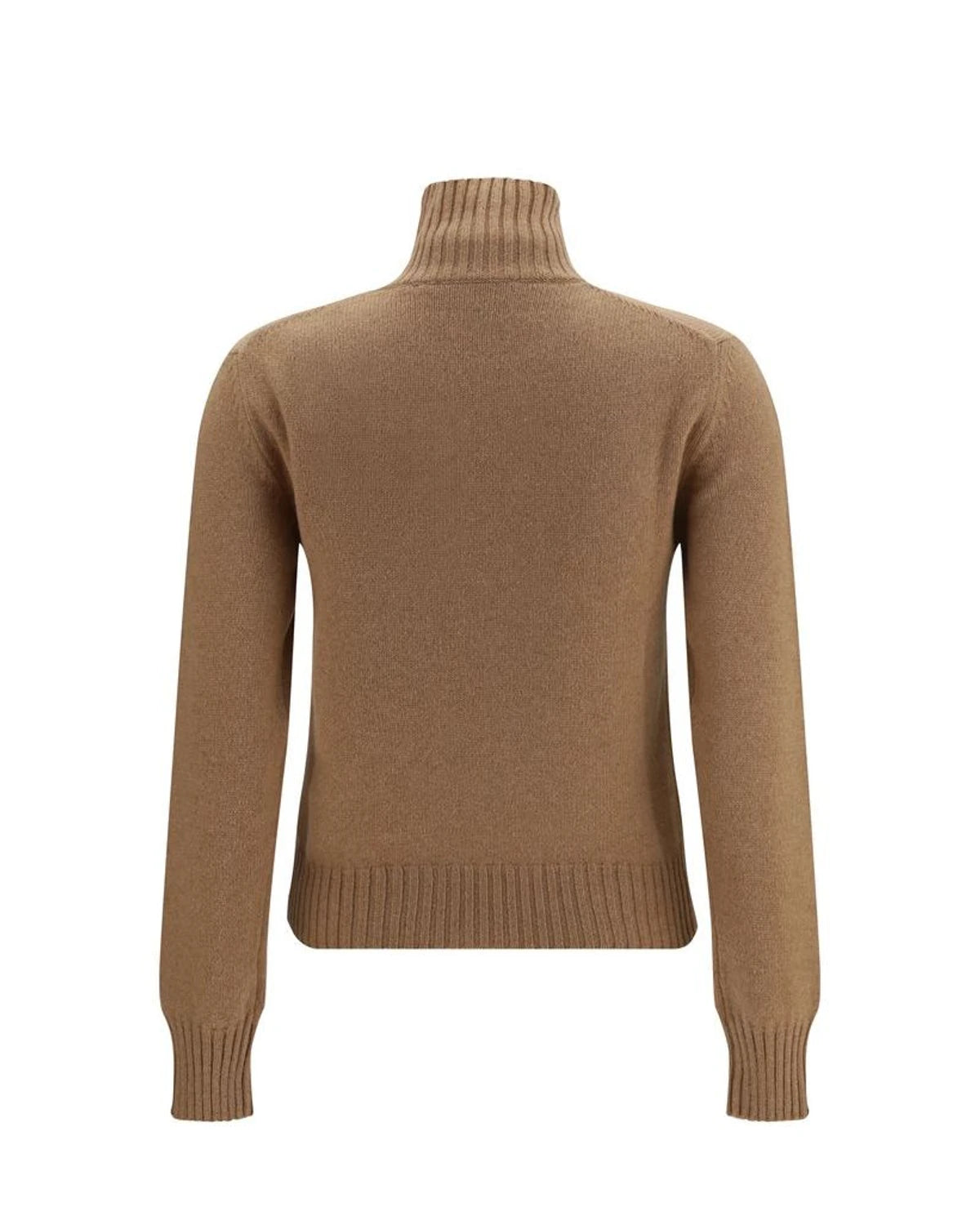 Ami Paris Sweater in brown, Kashmir — view 2