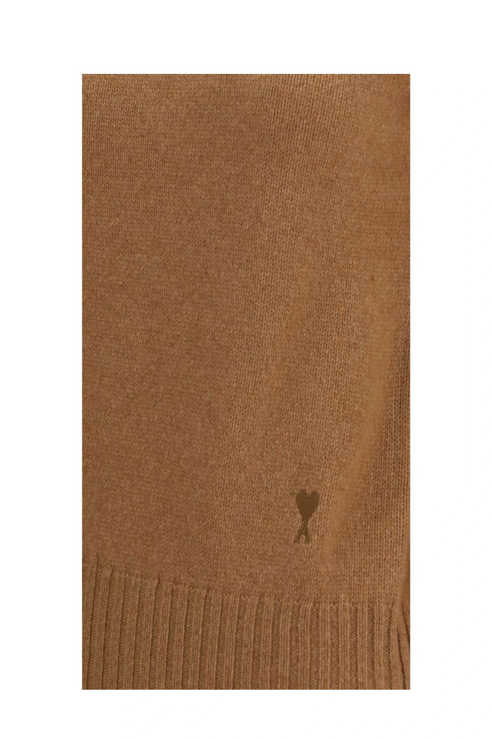 Ami Paris Sweater in brown, Kashmir — view 3