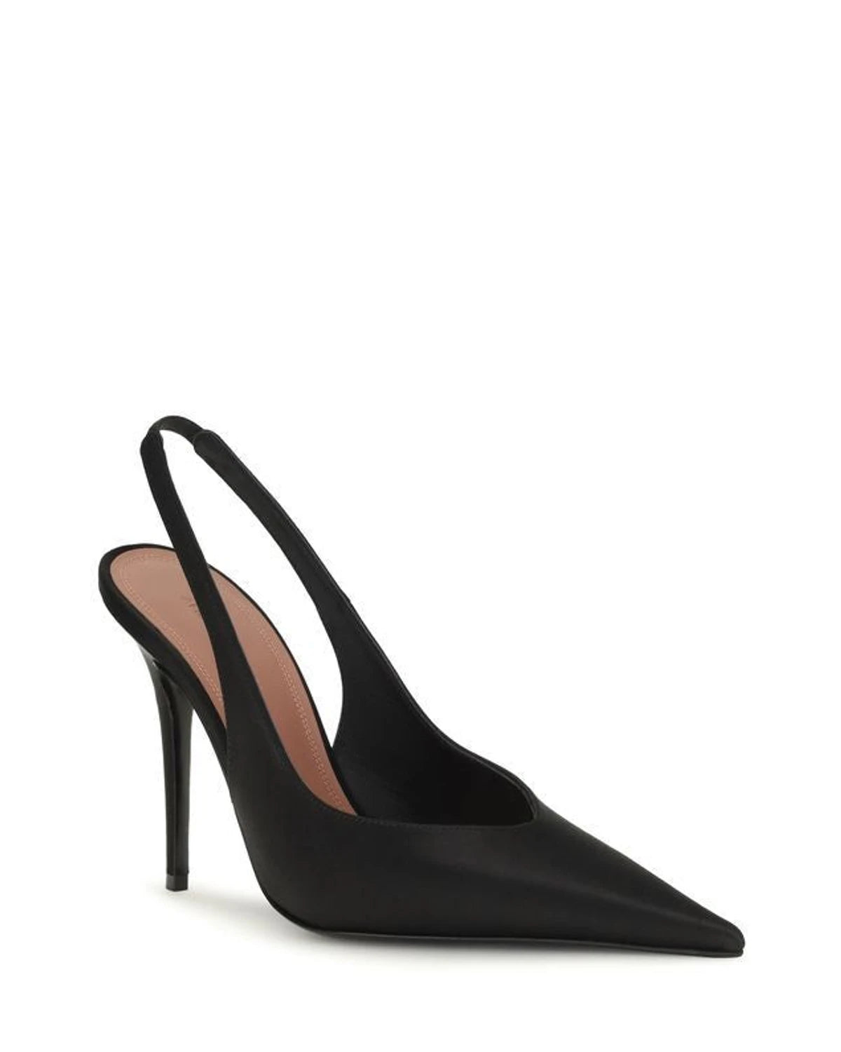 Amina Muaddi Pumps in black, Silk Satin — view 2
