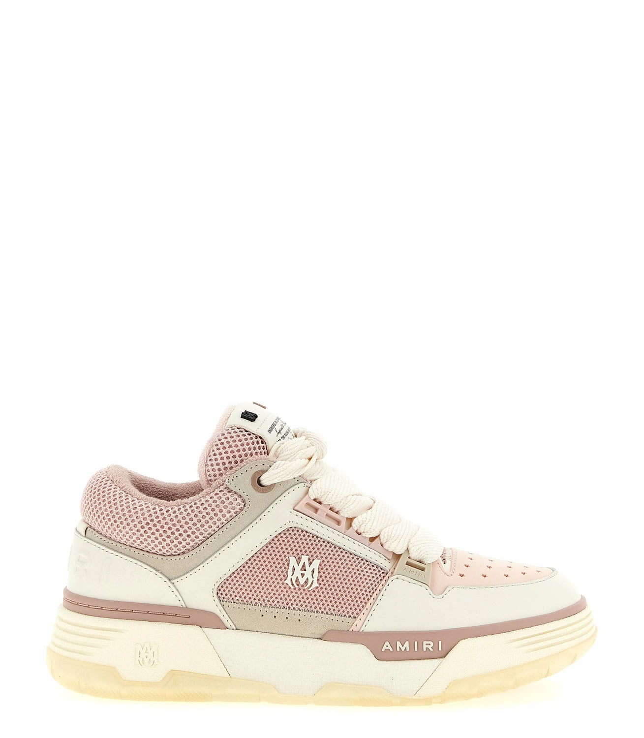 Amiri Sneakers in pink, Calfskin Leather