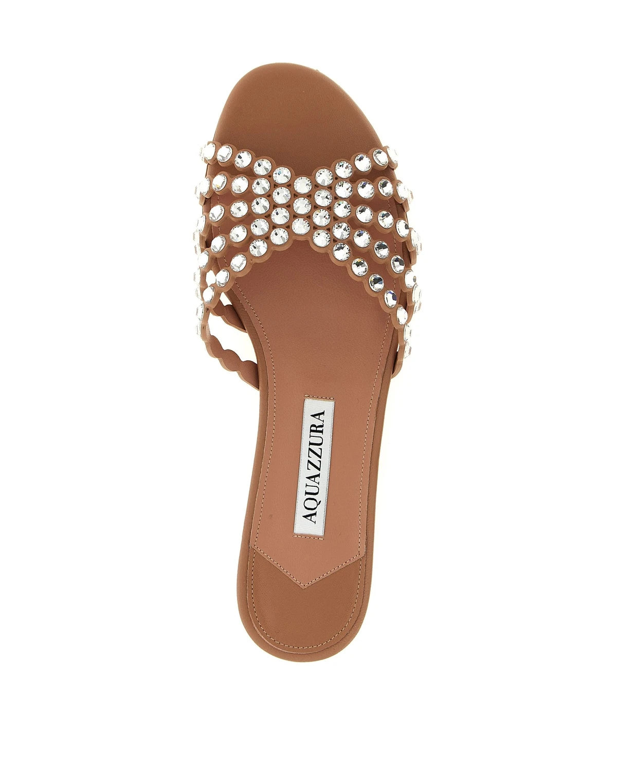 Aquazzura Slides in pink — view 4