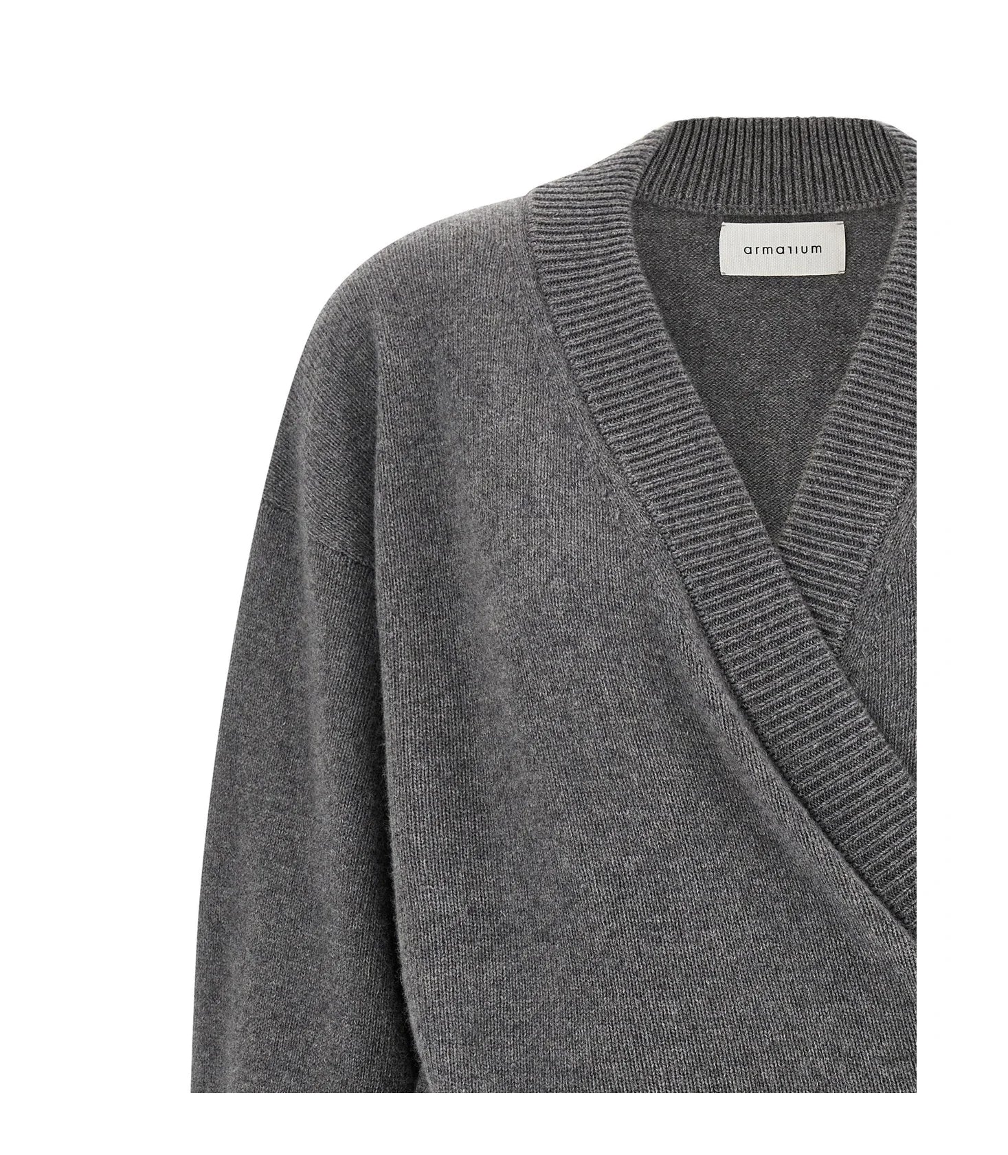 Armarium Cardigan in gray, Wool — view 3