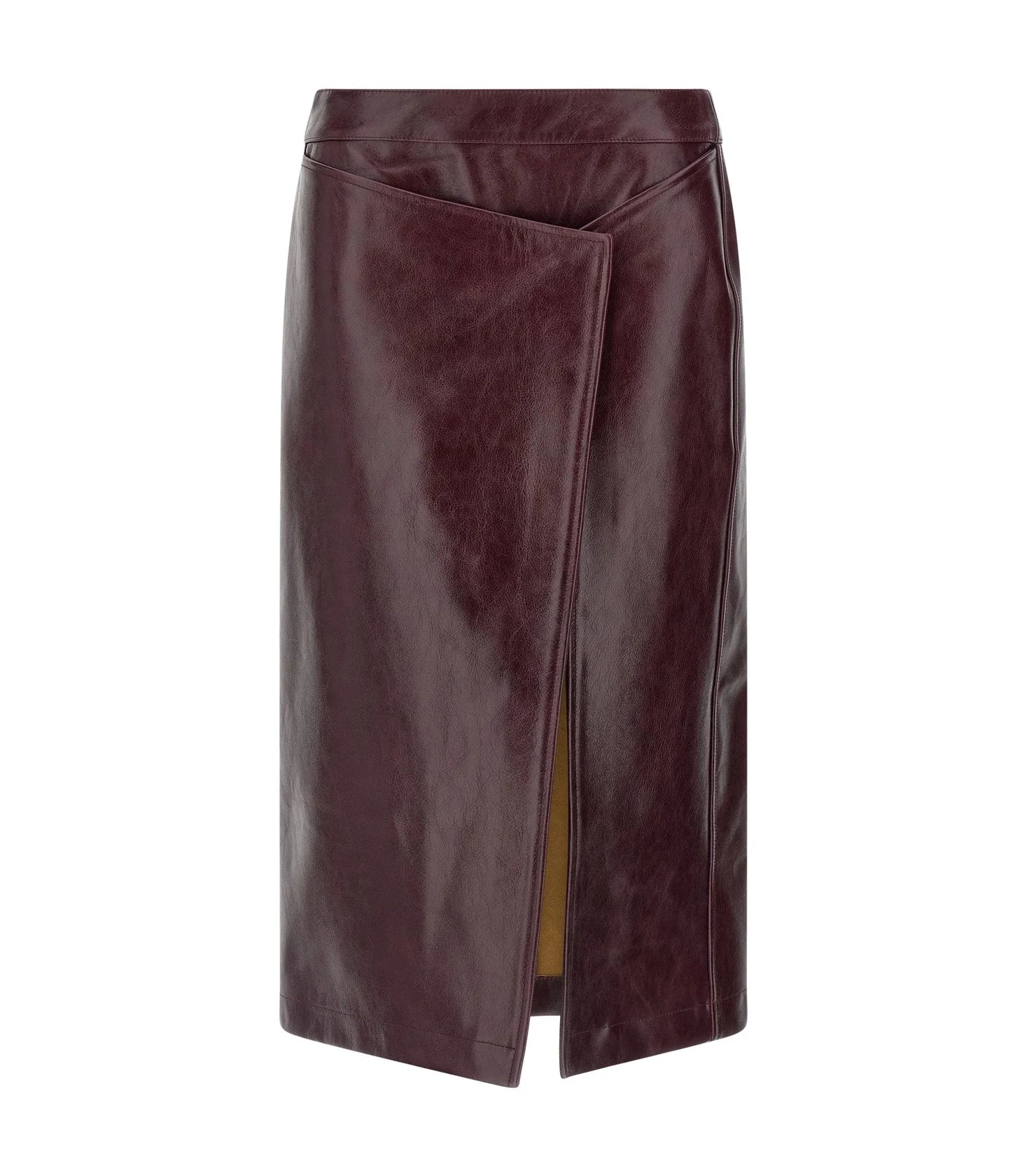 Armarium Skirt in red, Cow Leather