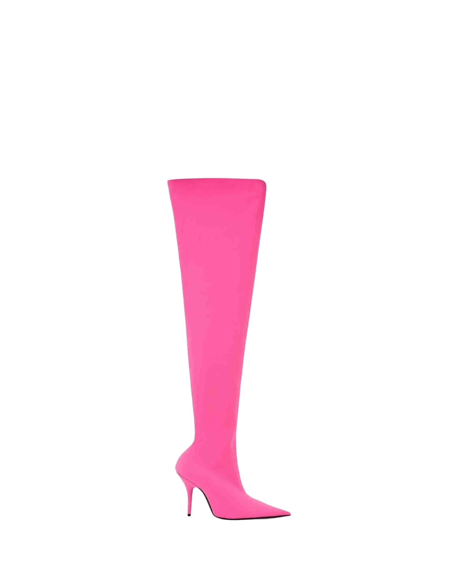Balenciaga Elegant Pink Polyester Ankle Boots Boots