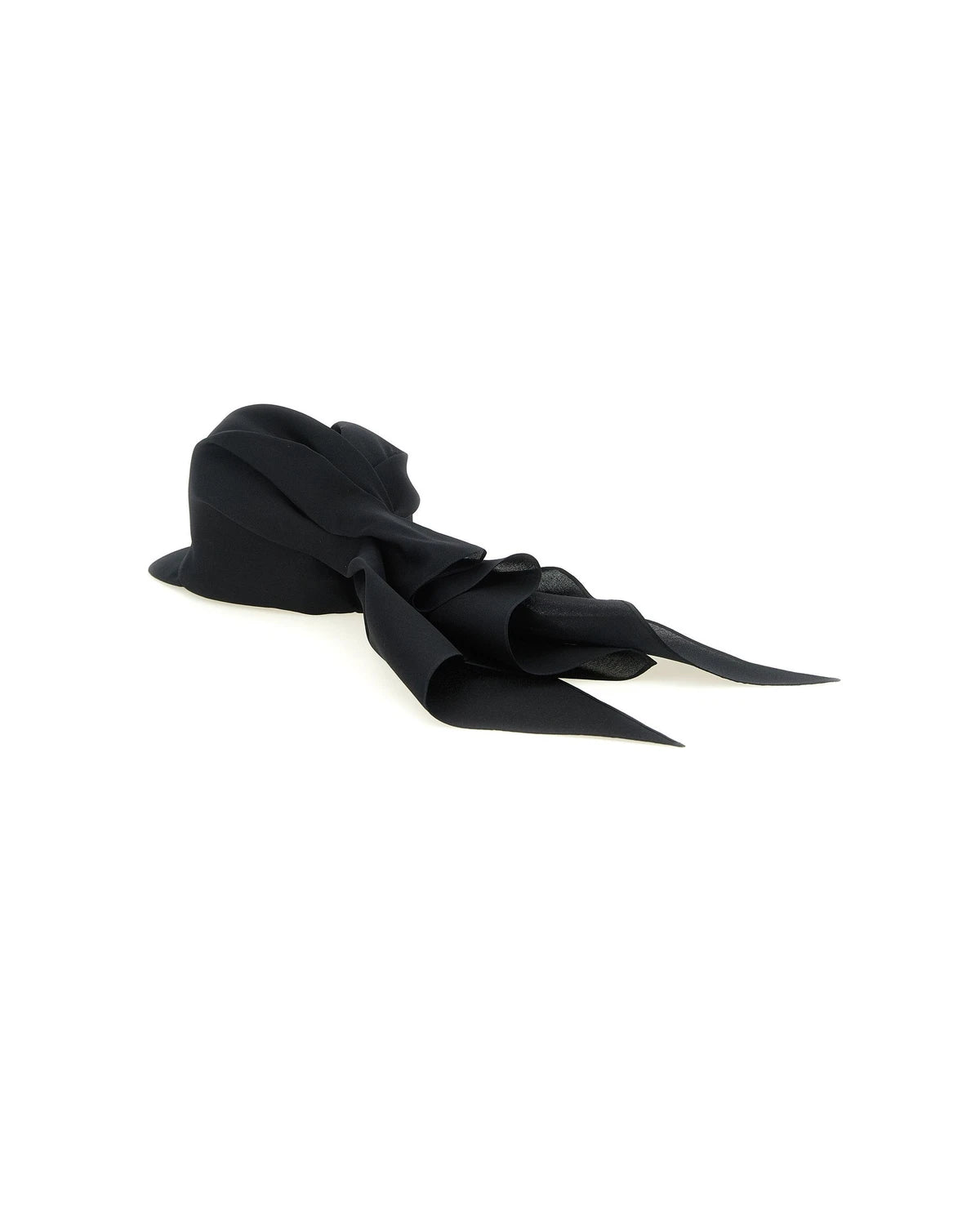 Balenciaga Baseball Cap in black, Silk — view 4