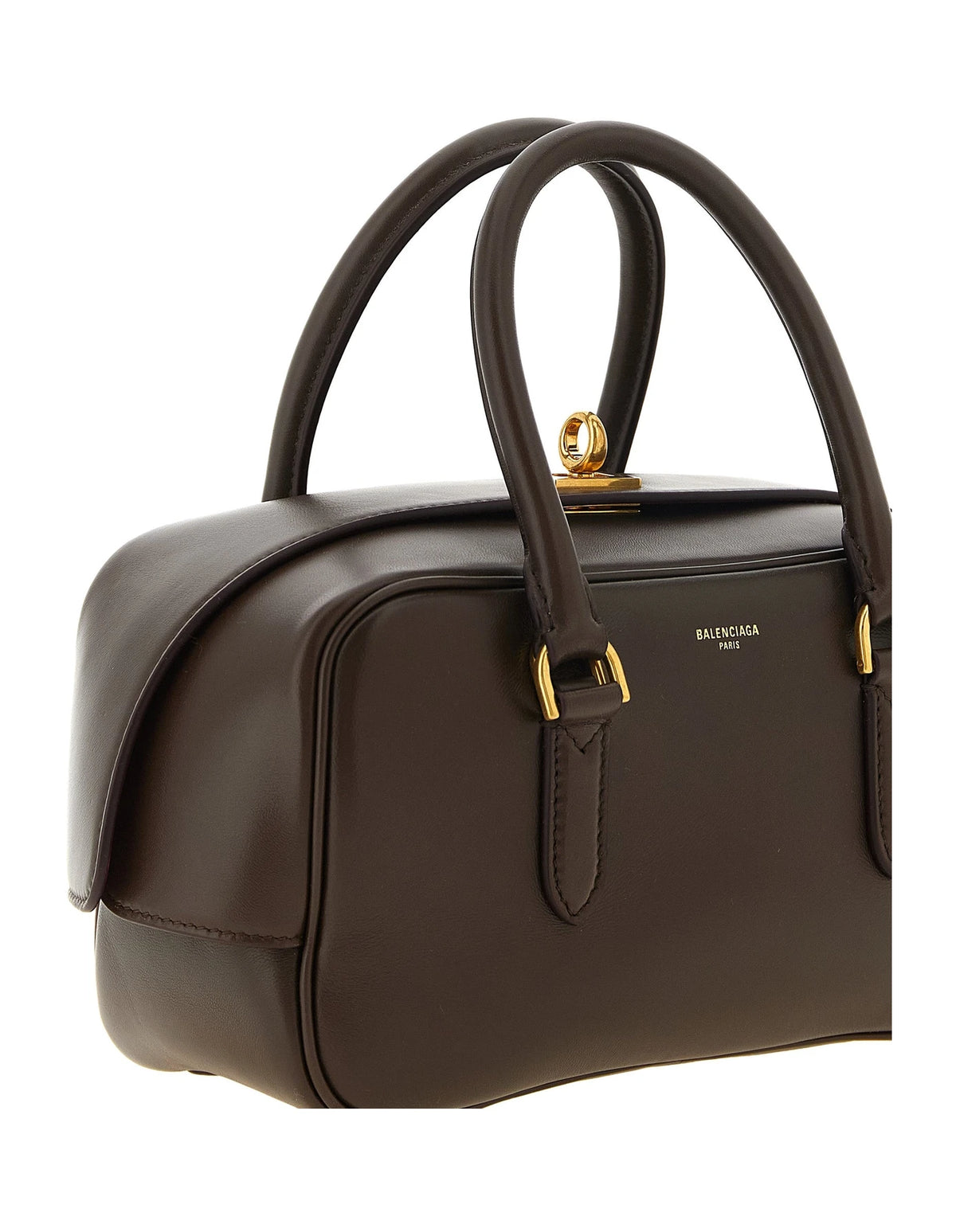 Balenciaga Satchel Bag in brown, Lamb Leather — view 3