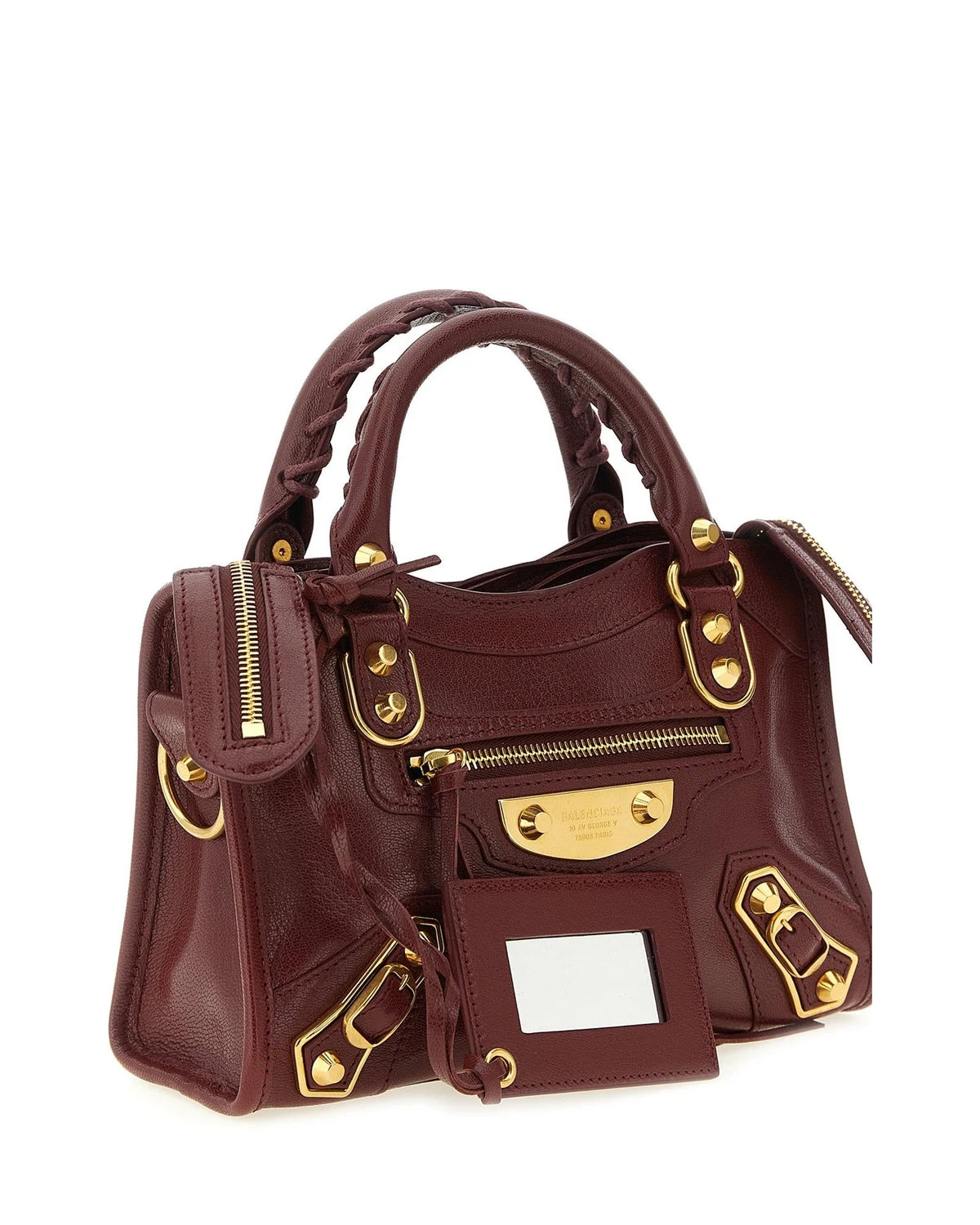 Balenciaga Satchel Bag in red, Goat Leather — view 3
