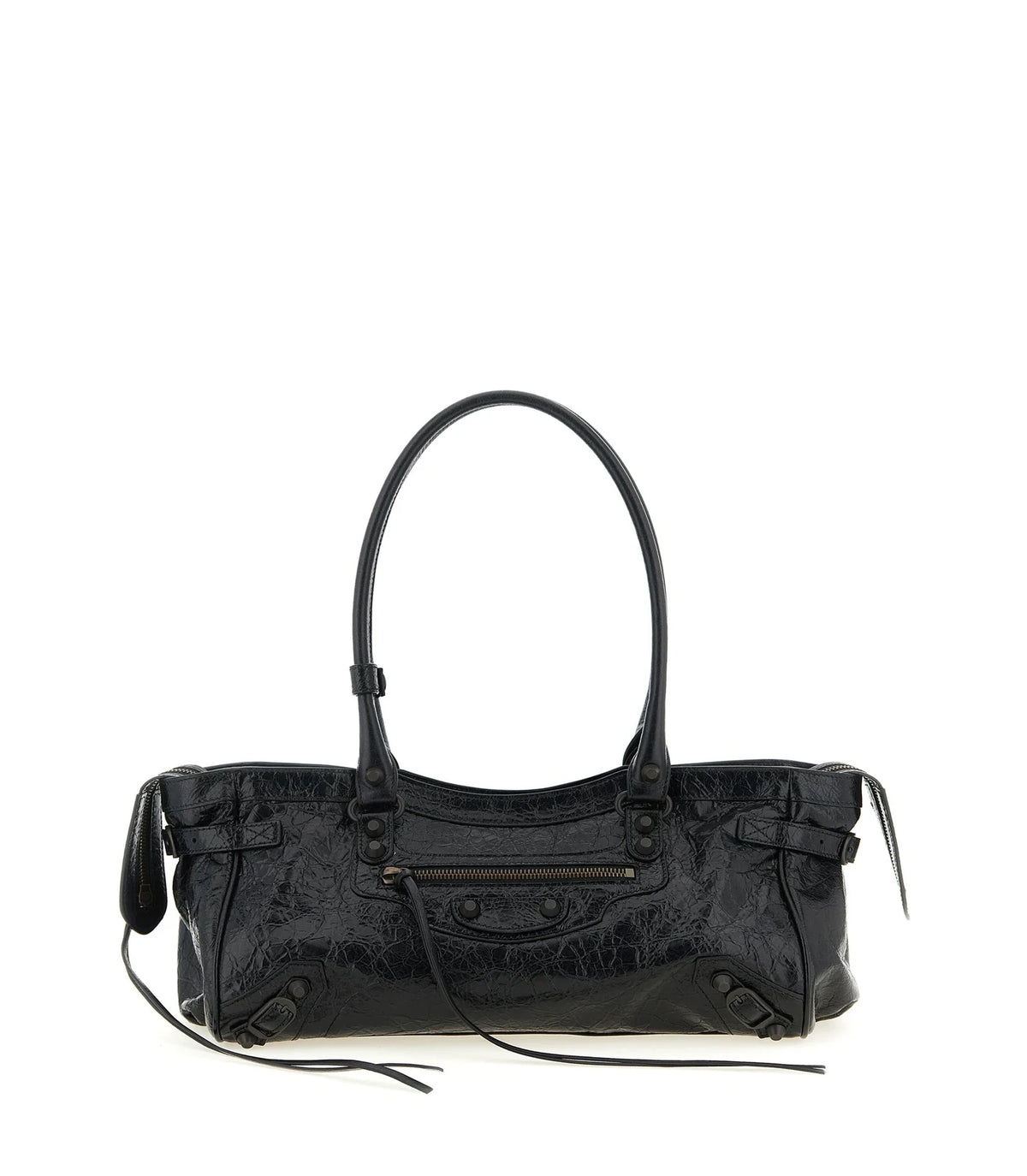 Balenciaga Shoulder Bag in black, Lamb Leather