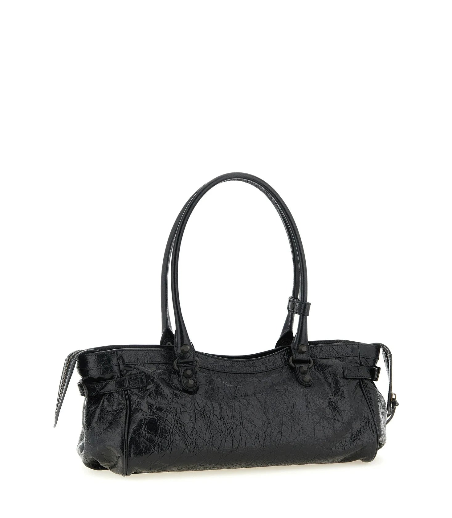 Balenciaga Shoulder Bag in black, Lamb Leather — view 2