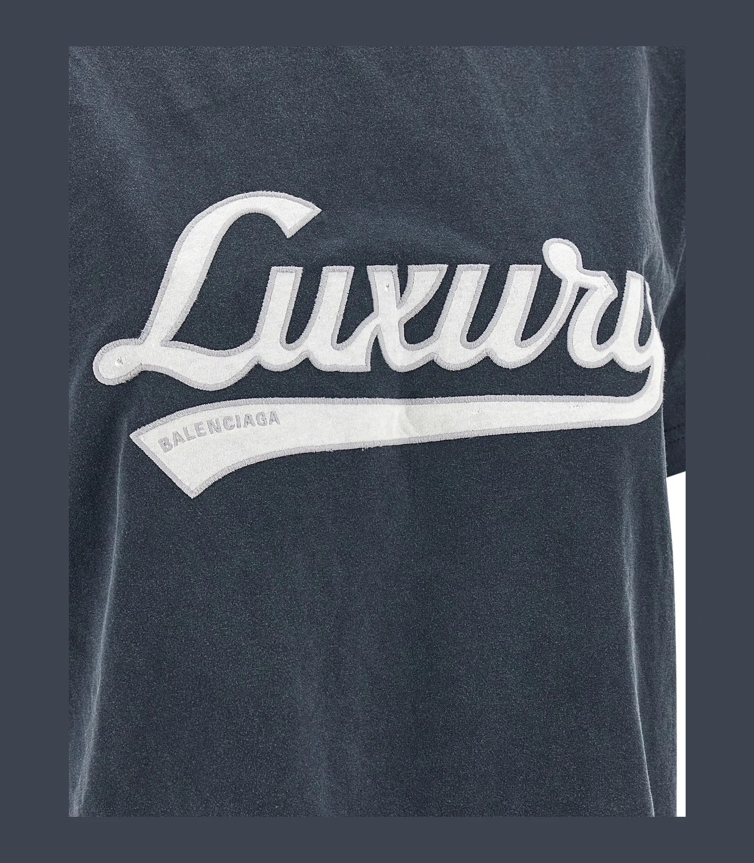 Balenciaga T-Shirt in blue, Cotton — view 4