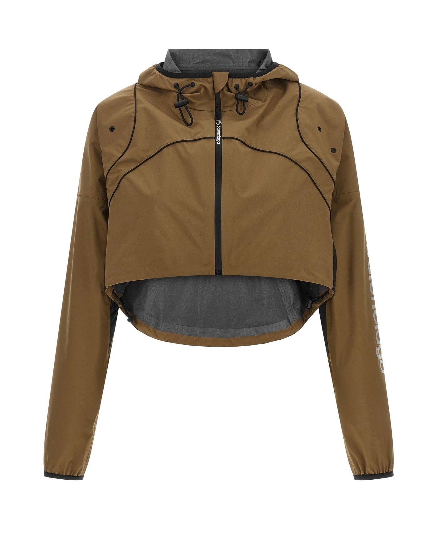 Balenciaga Windbreaker in brown, Polyester