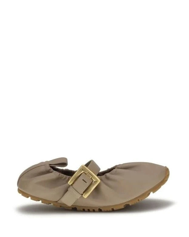 Balmain Beige Ballet Flats Glam Steals