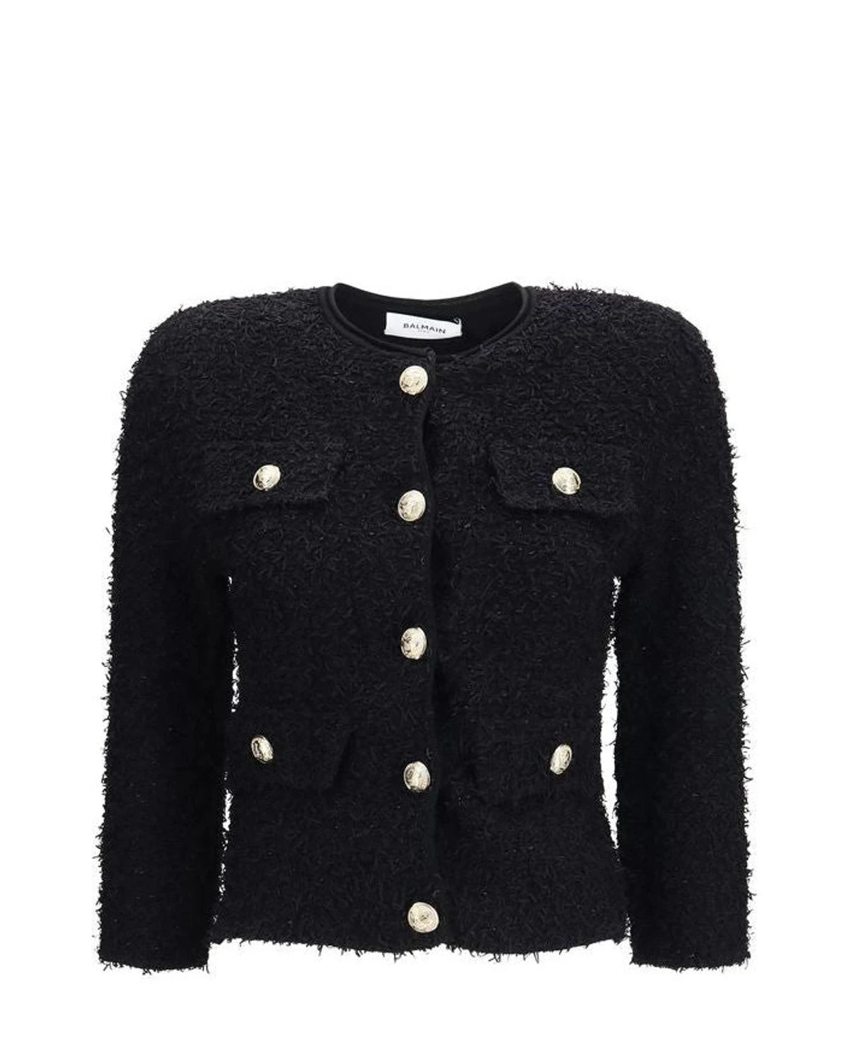 Balmain Bolero Jacket in black, Viscose