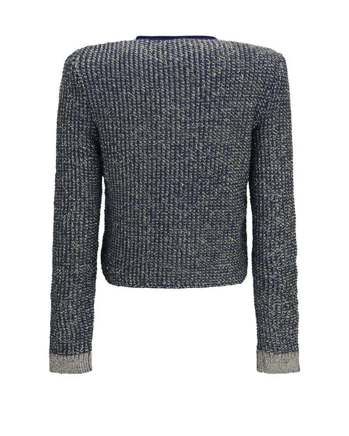 Balmain Cardigan in blue, Polyamide — view 2