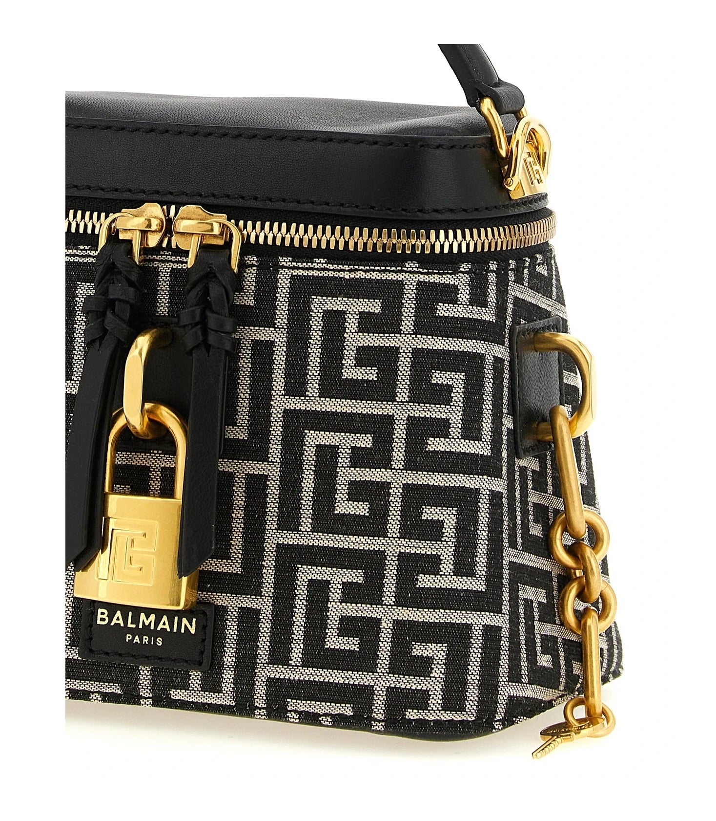 Balmain Satchel Bag in black, Polyester — view 3