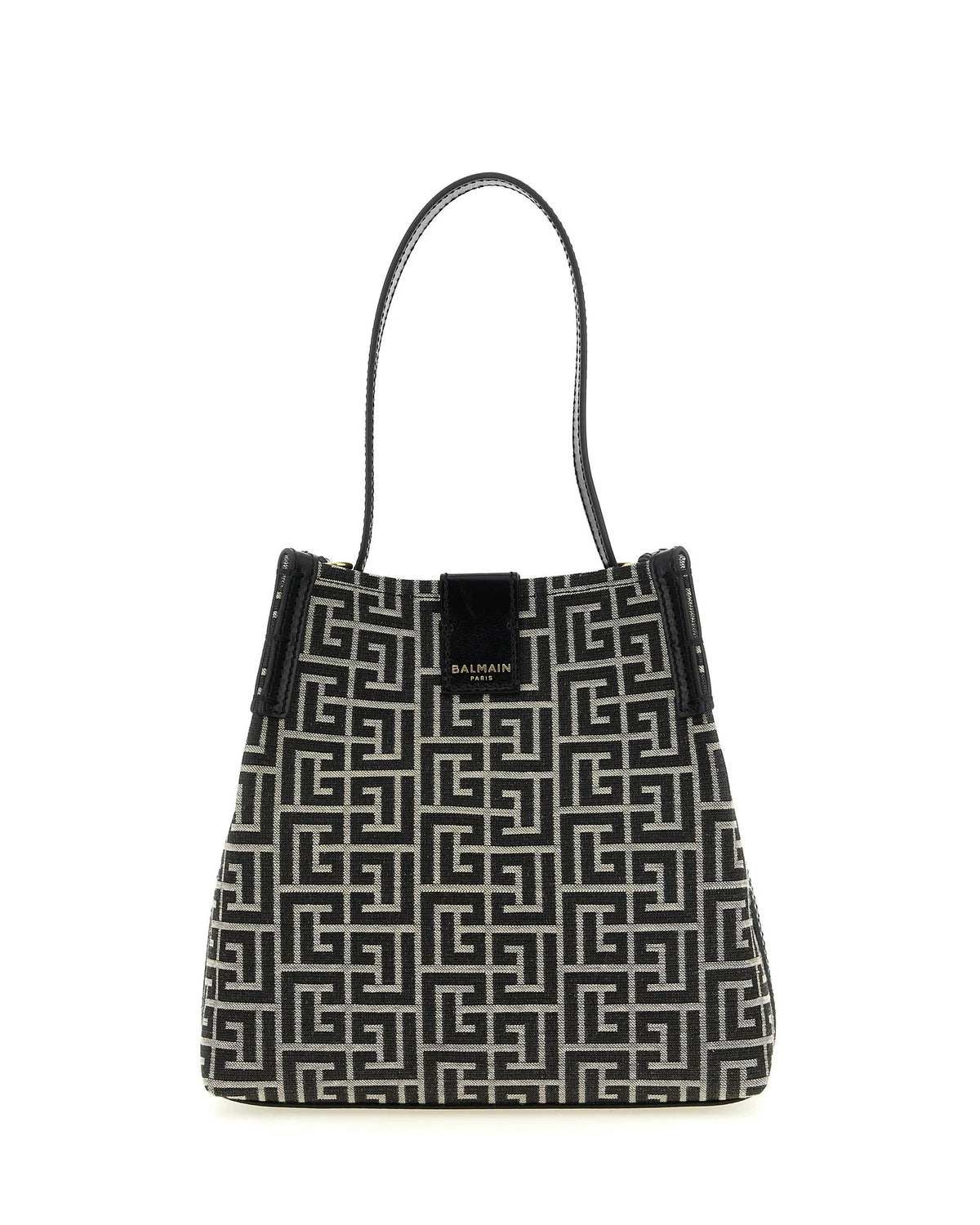 Balmain Shoulder Bag in black, Cotton