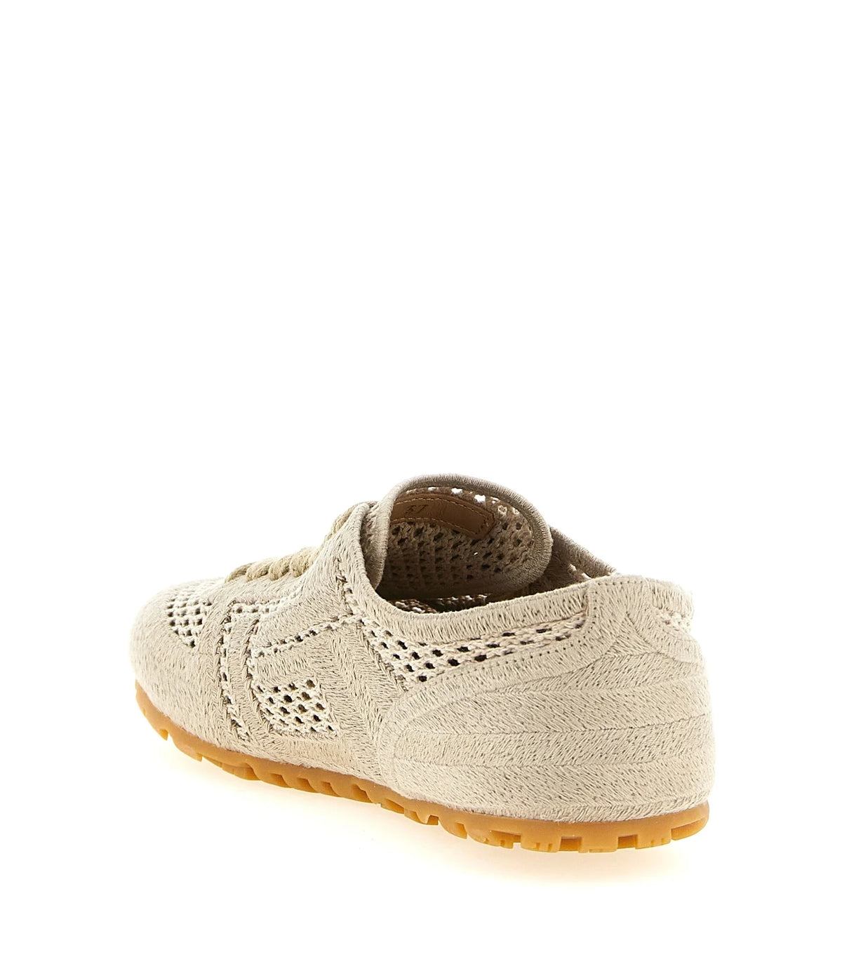 Balmain Sneakers in beige, Cotton — view 3